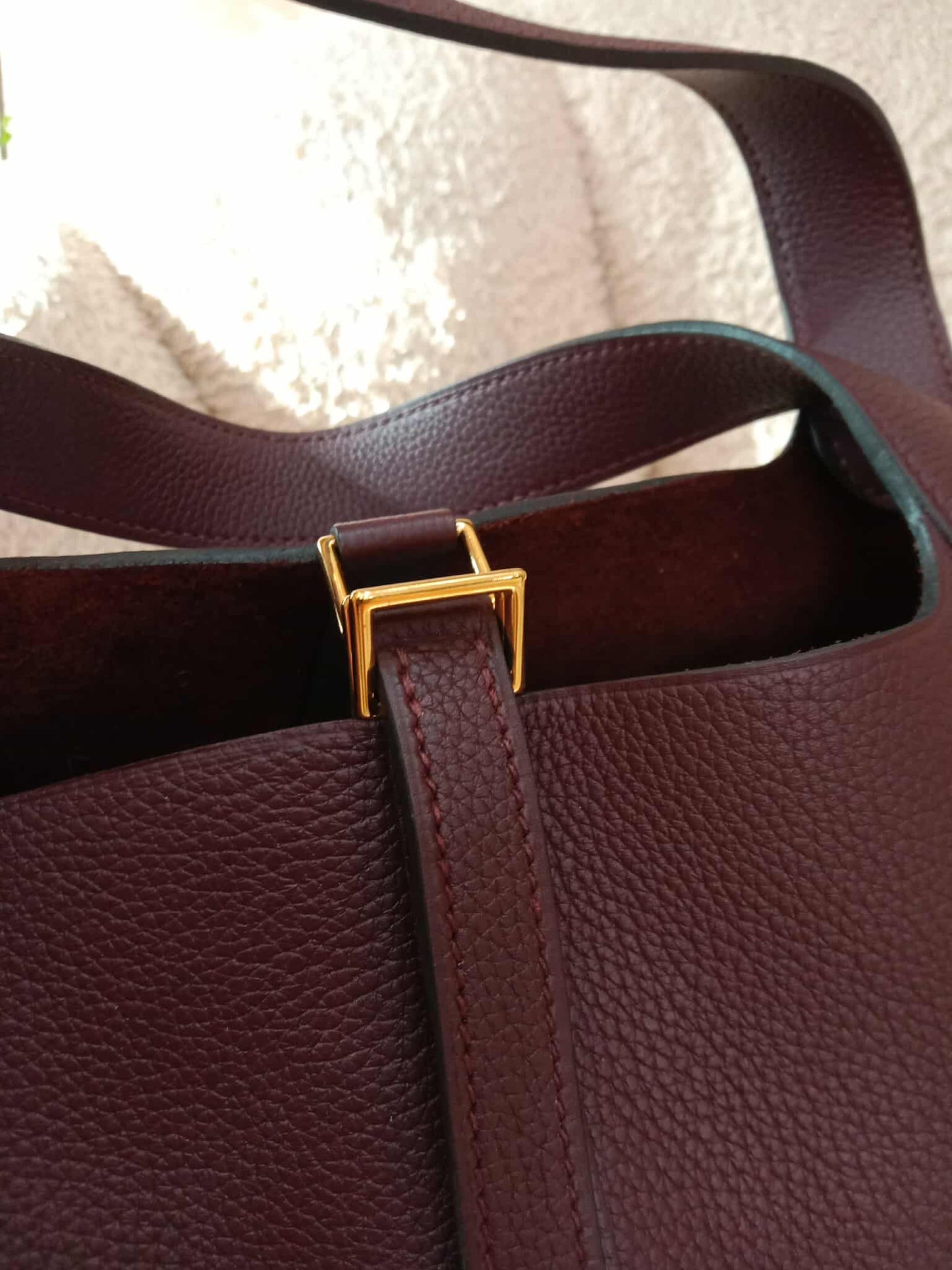 Hermes Picotin 22 Maurice Bordeaux Stamp Y 2020
