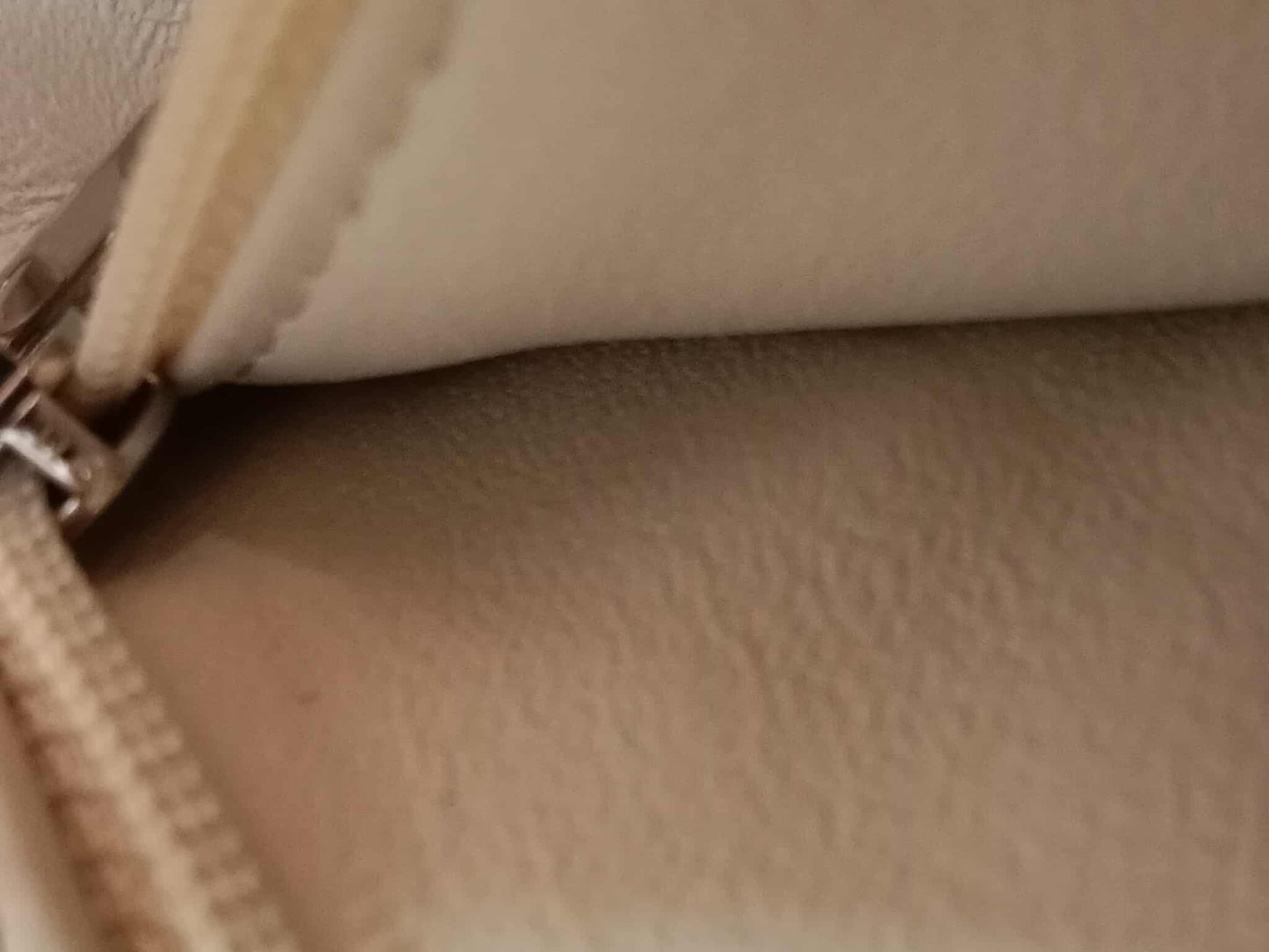 Chanel Mini Square Ivory Chevron Lambskin Series 30