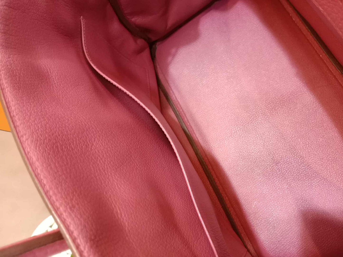 Hermes Birkin 35 Rose Poupre Clemence Stamp T 2015