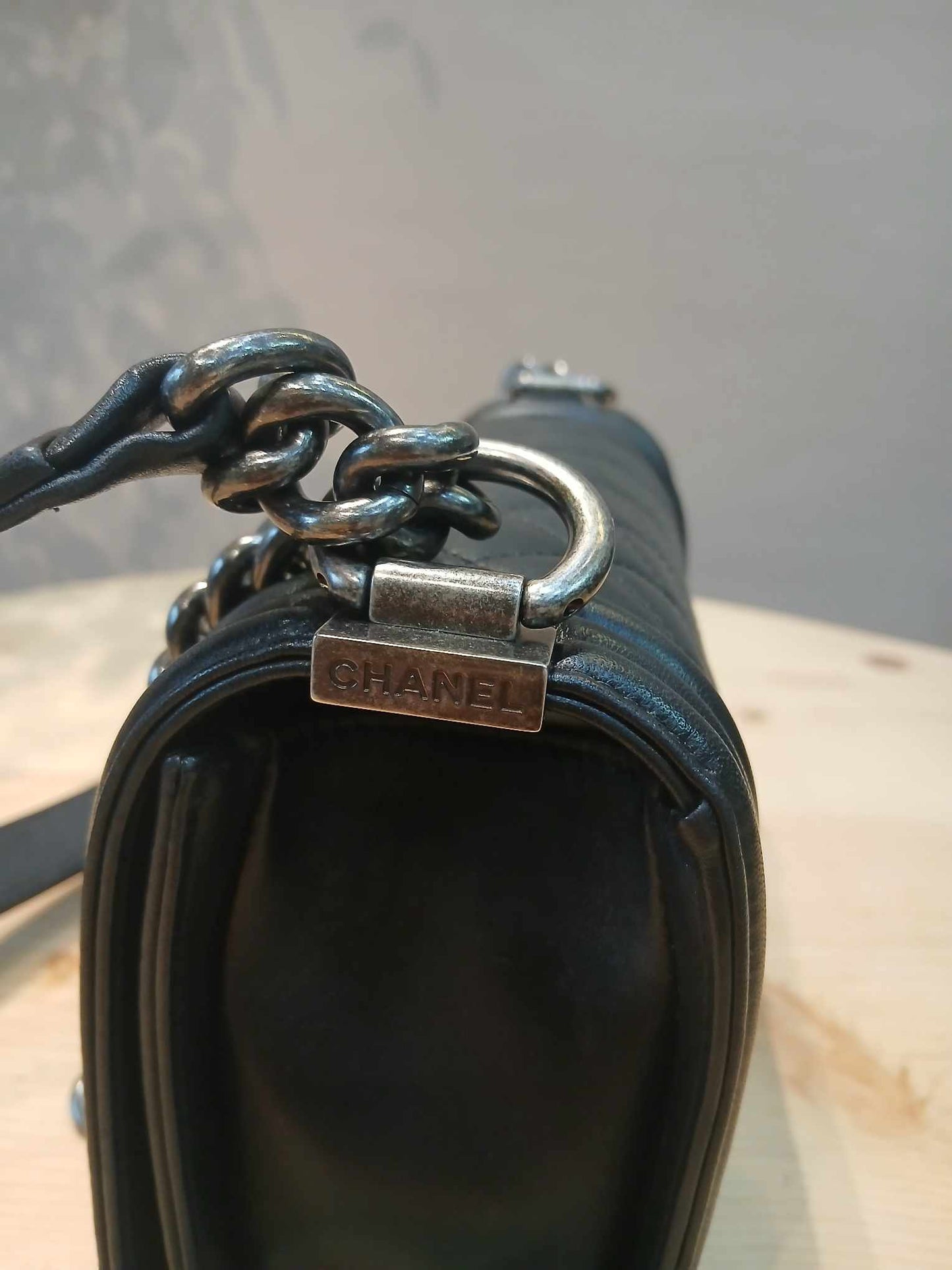 Chanel Leboy Lambskin Small Black Series 23