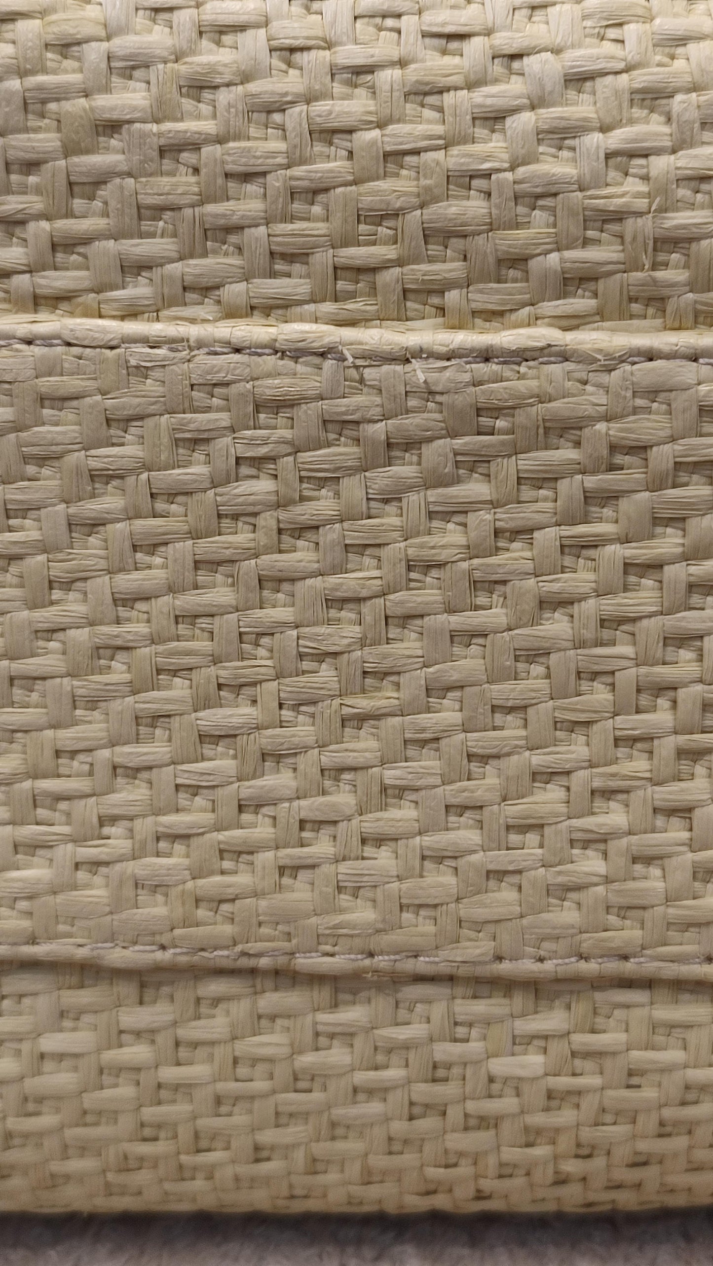 Chanel Deauville Raffia Series 30 Medium Beige/Black