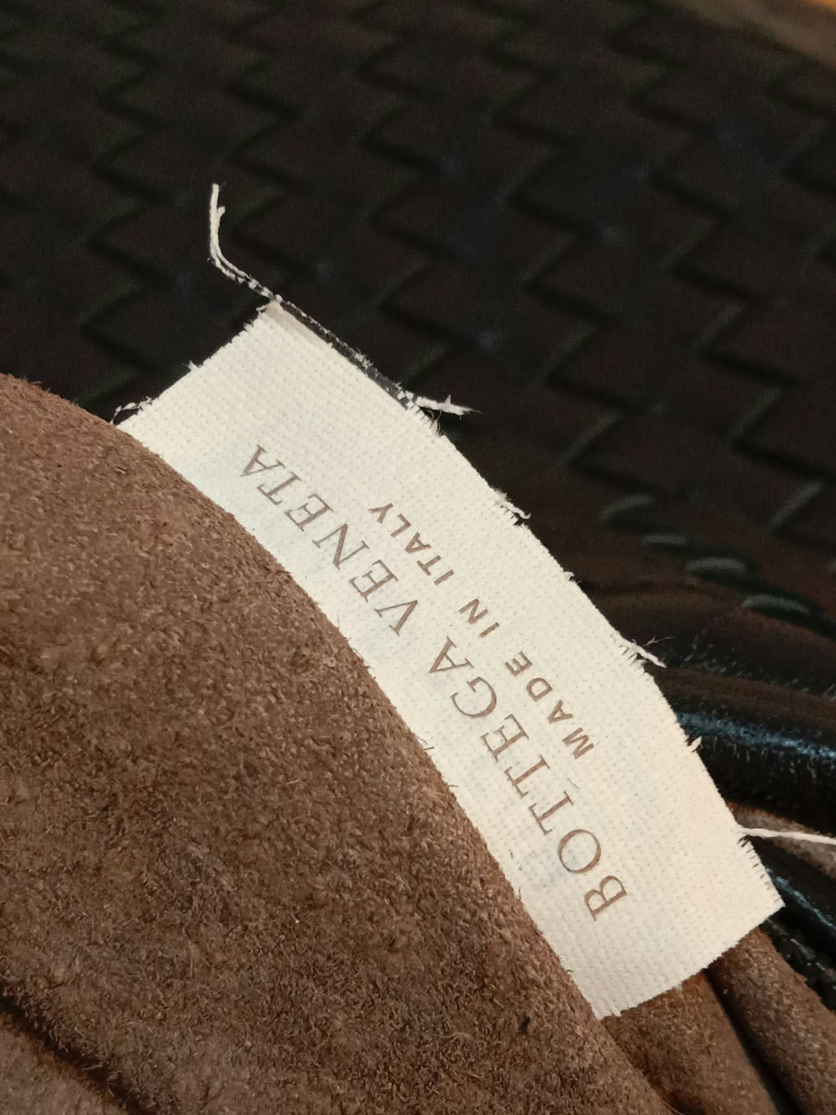 Bottega Veneta Hobo Intrecciato Bag Black