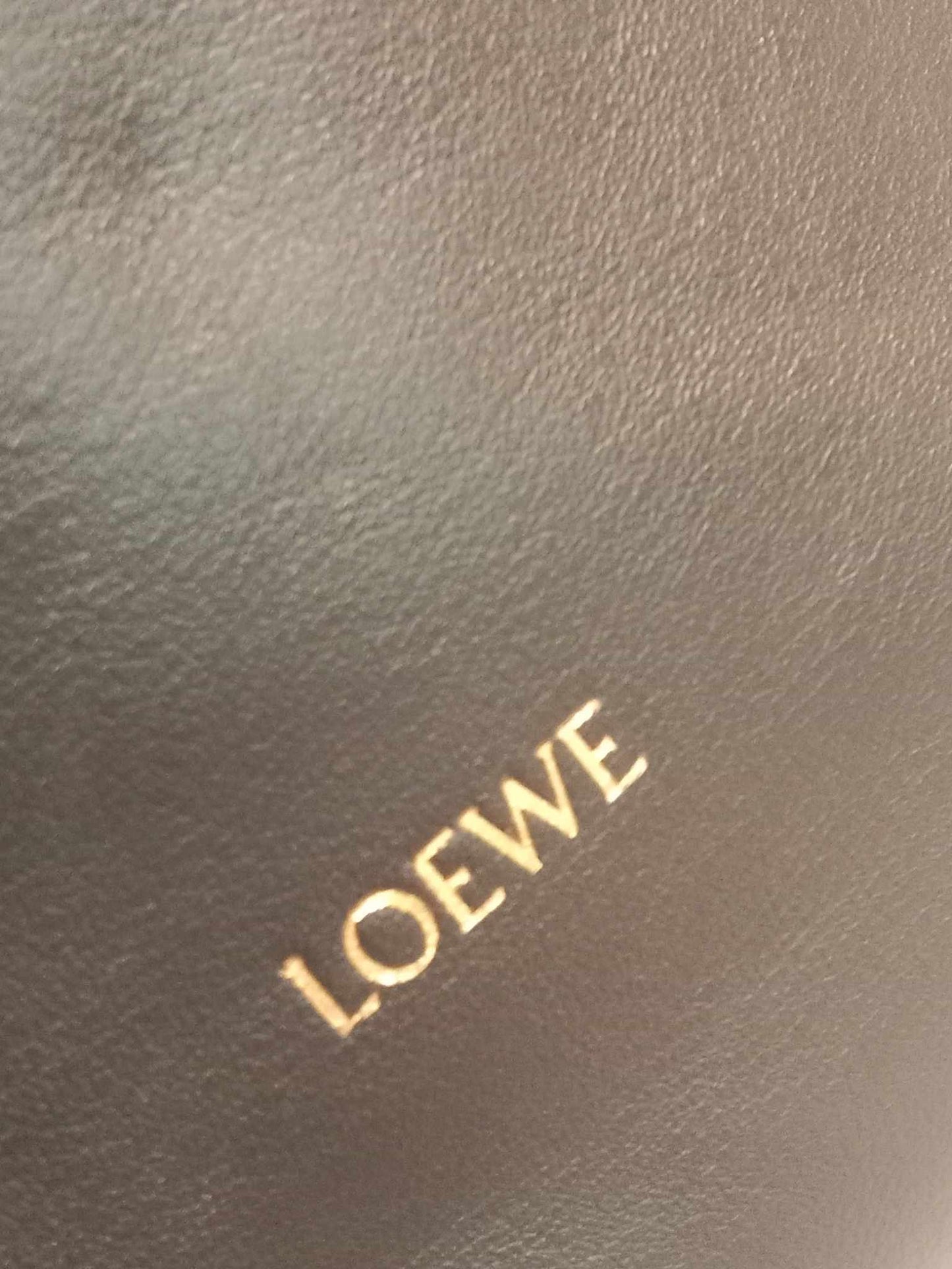 Loewe Flamenco Knot Clutch Calfskin Black