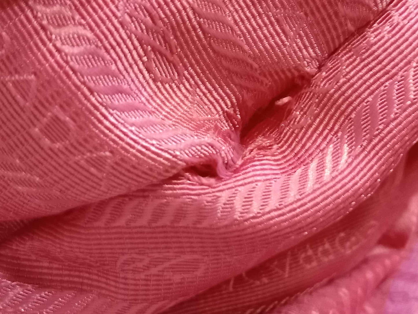 Prada Pink Tessuto Nylon/Leather Messenger Bag