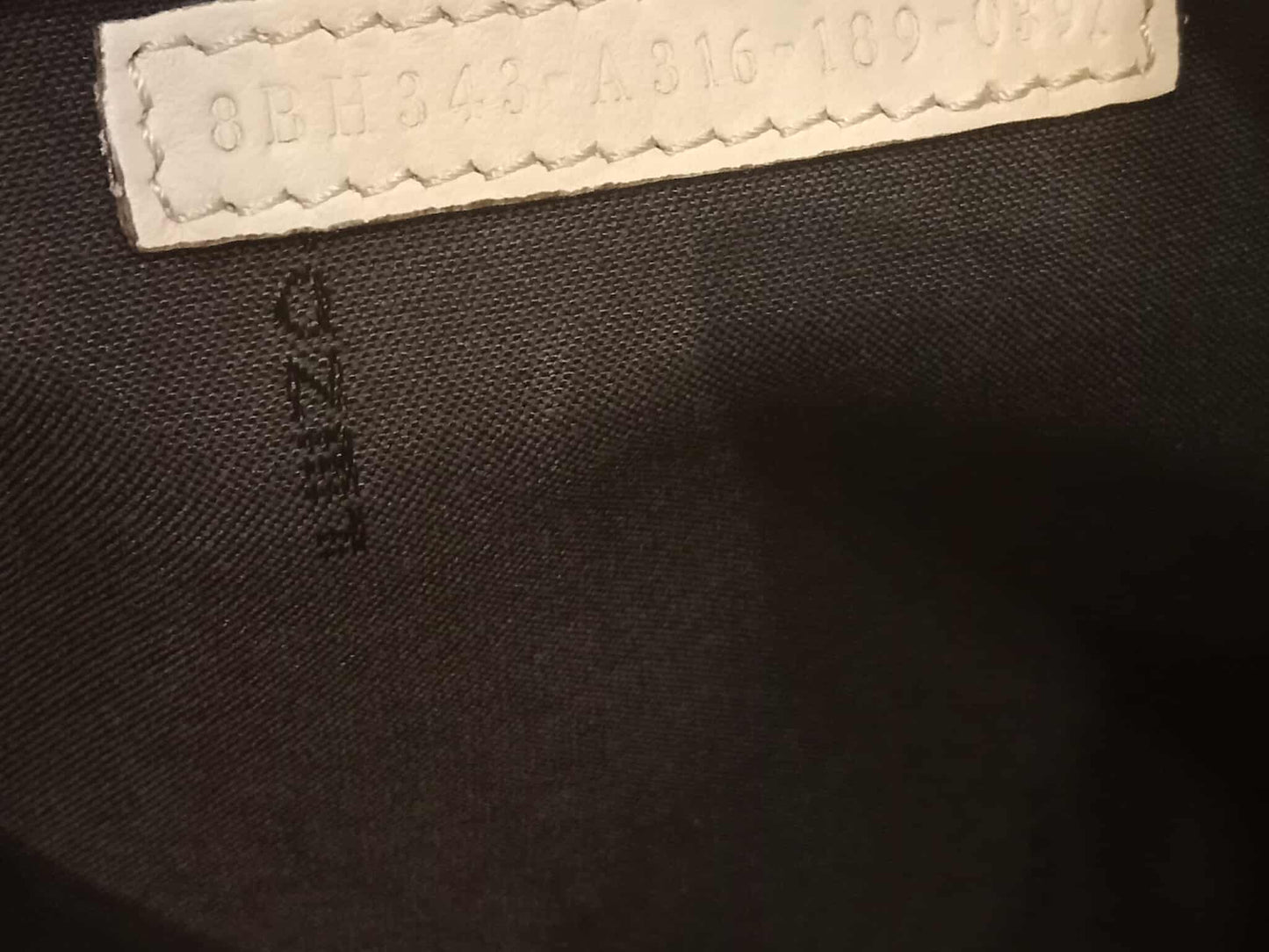 Fendi White Whipstitch Runaway Leather Satchel Bag