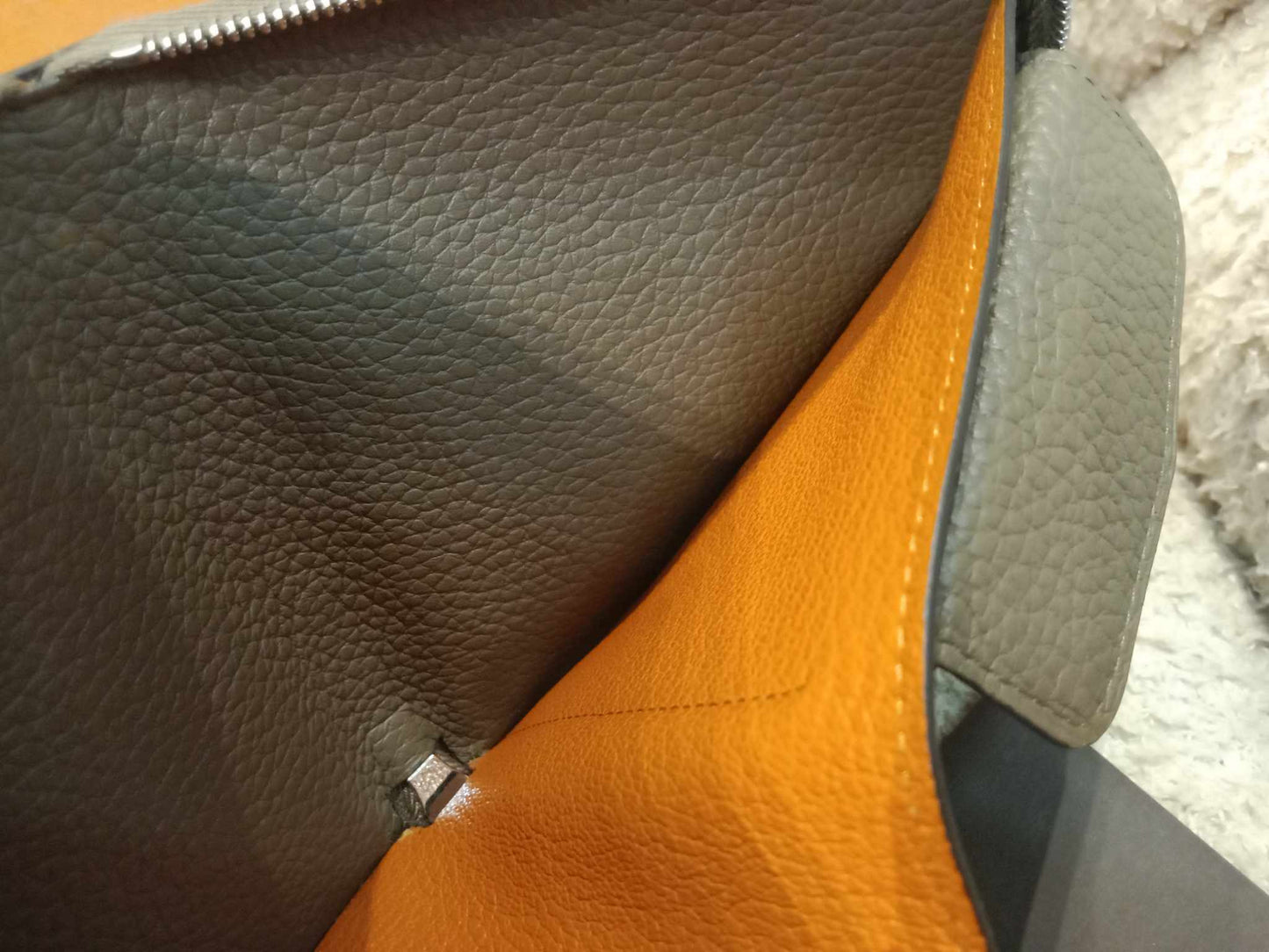 Moynat Compact Zipped Wallet Etoupe
