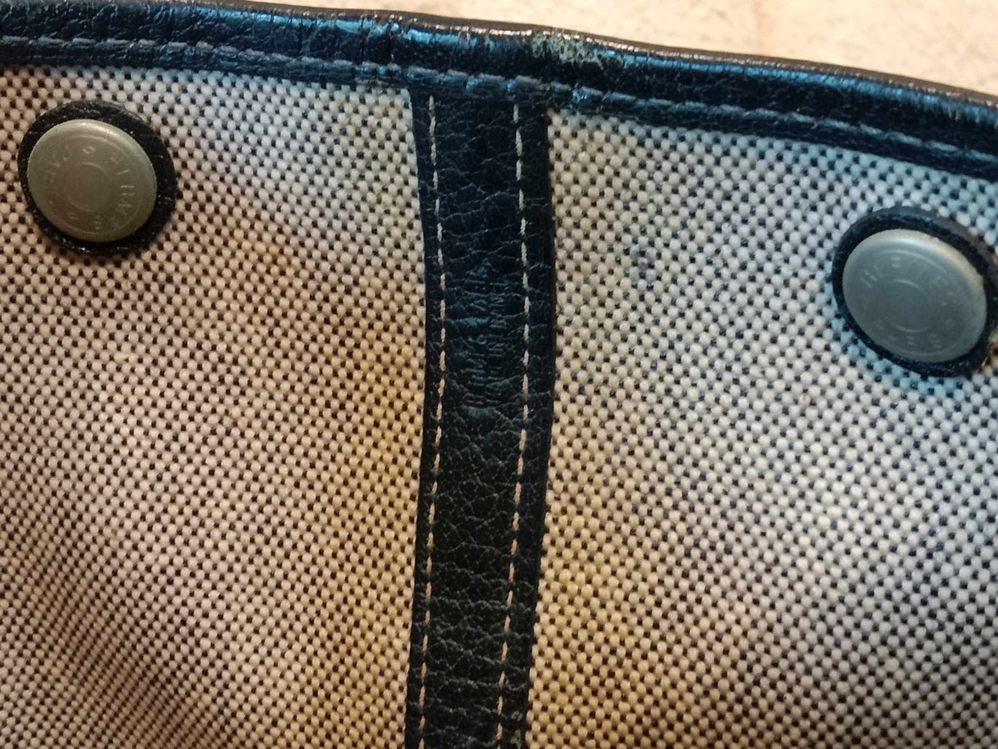 Hermes GPT 36 Canvas Beige/Brown Stamp F Square 2002