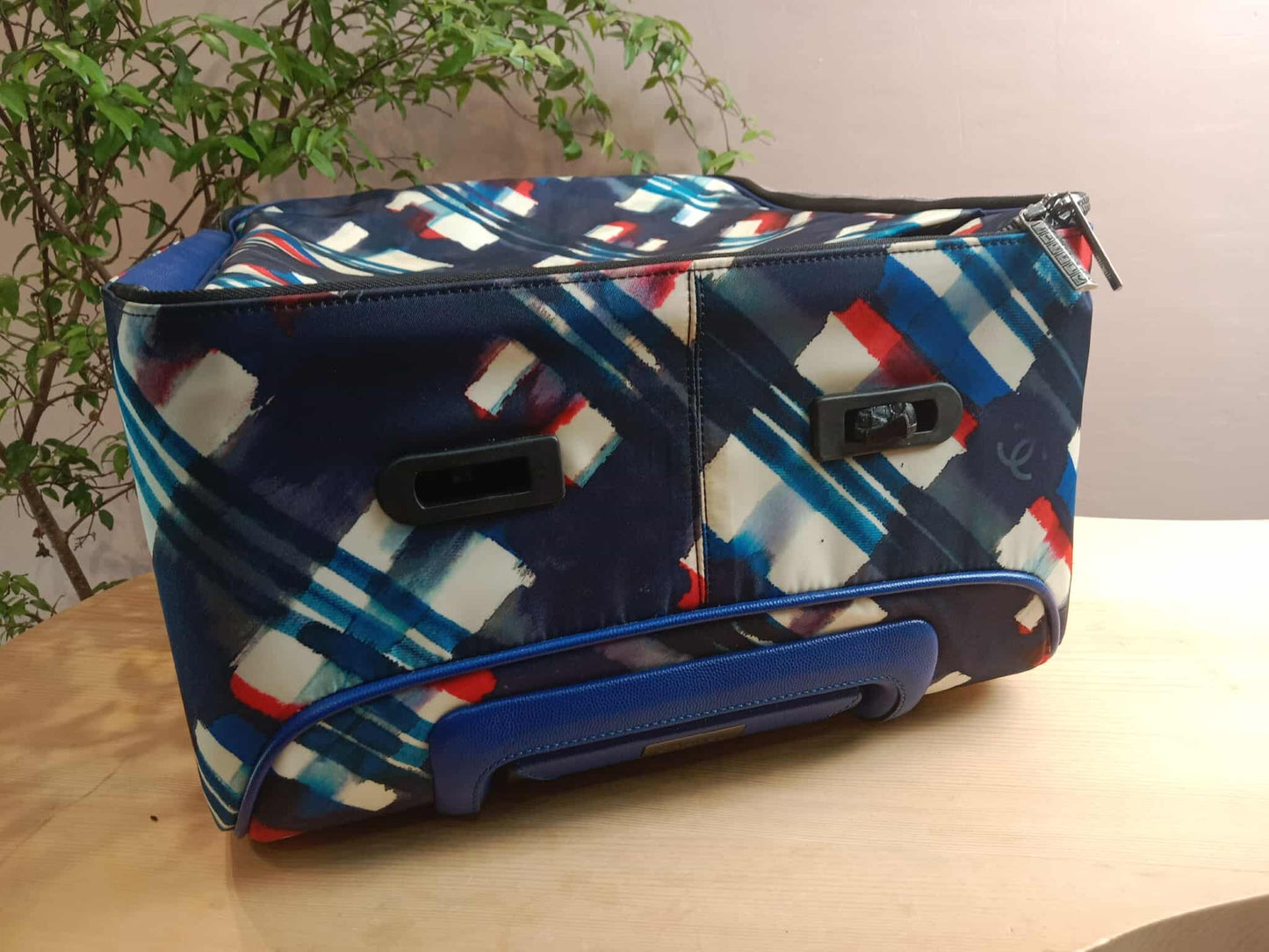 Chanel Spring-Summer 2016 Seasonal Trolley Blue Bag Series 22