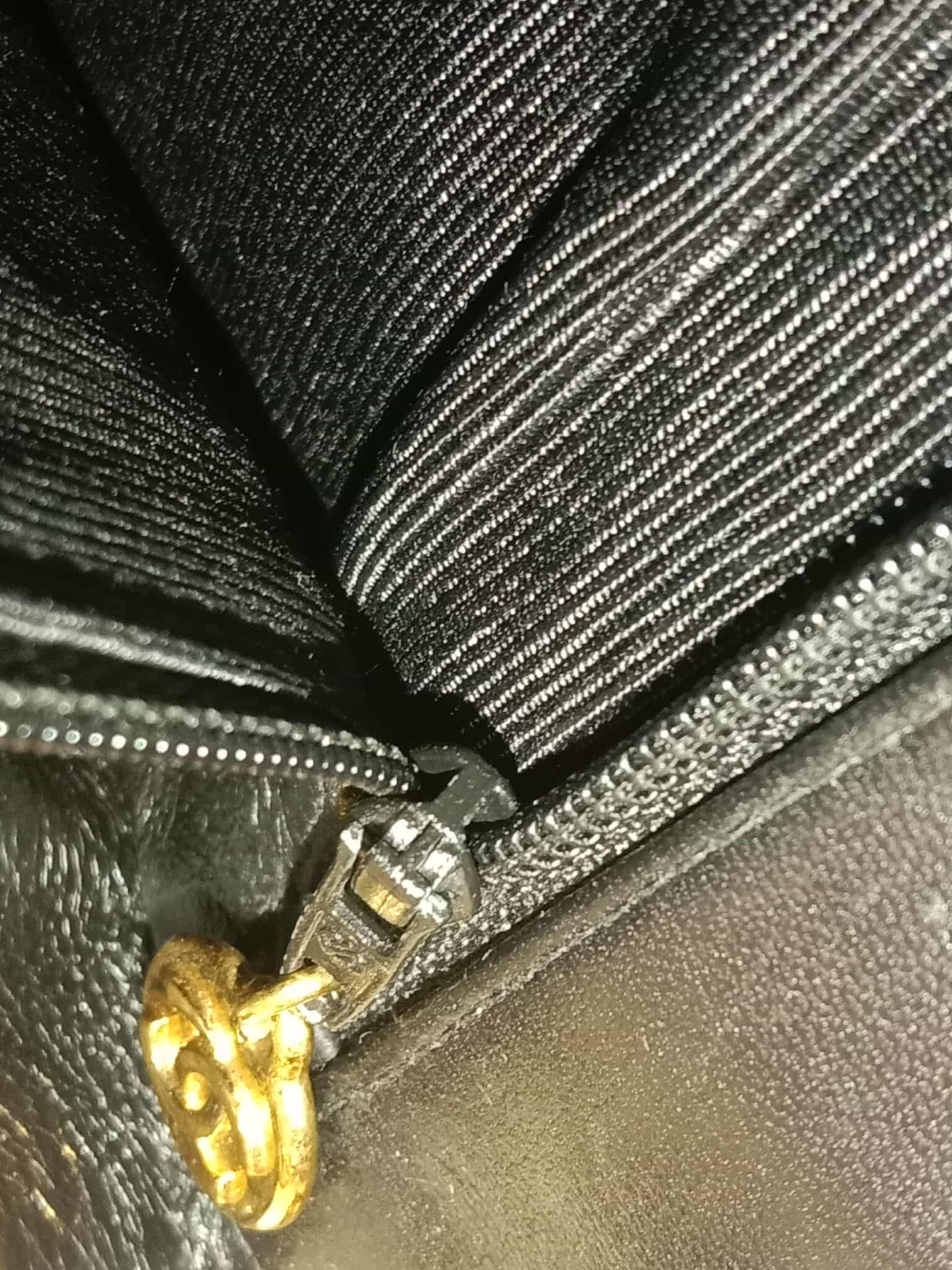 Chanel Vintage Lambskin Flap Black Series 3