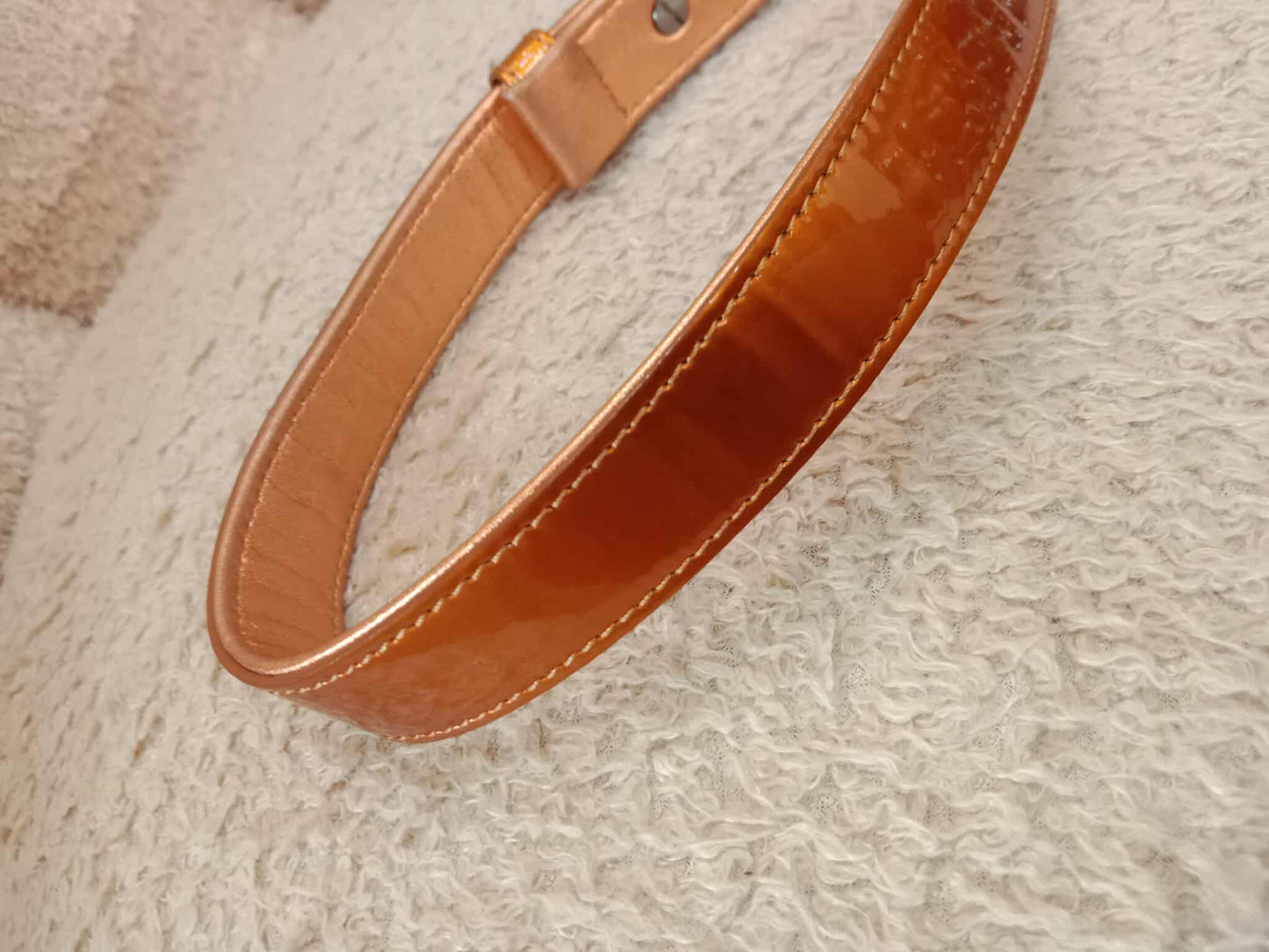 Chanel Quilted Patent Leboy Bronze Series 19