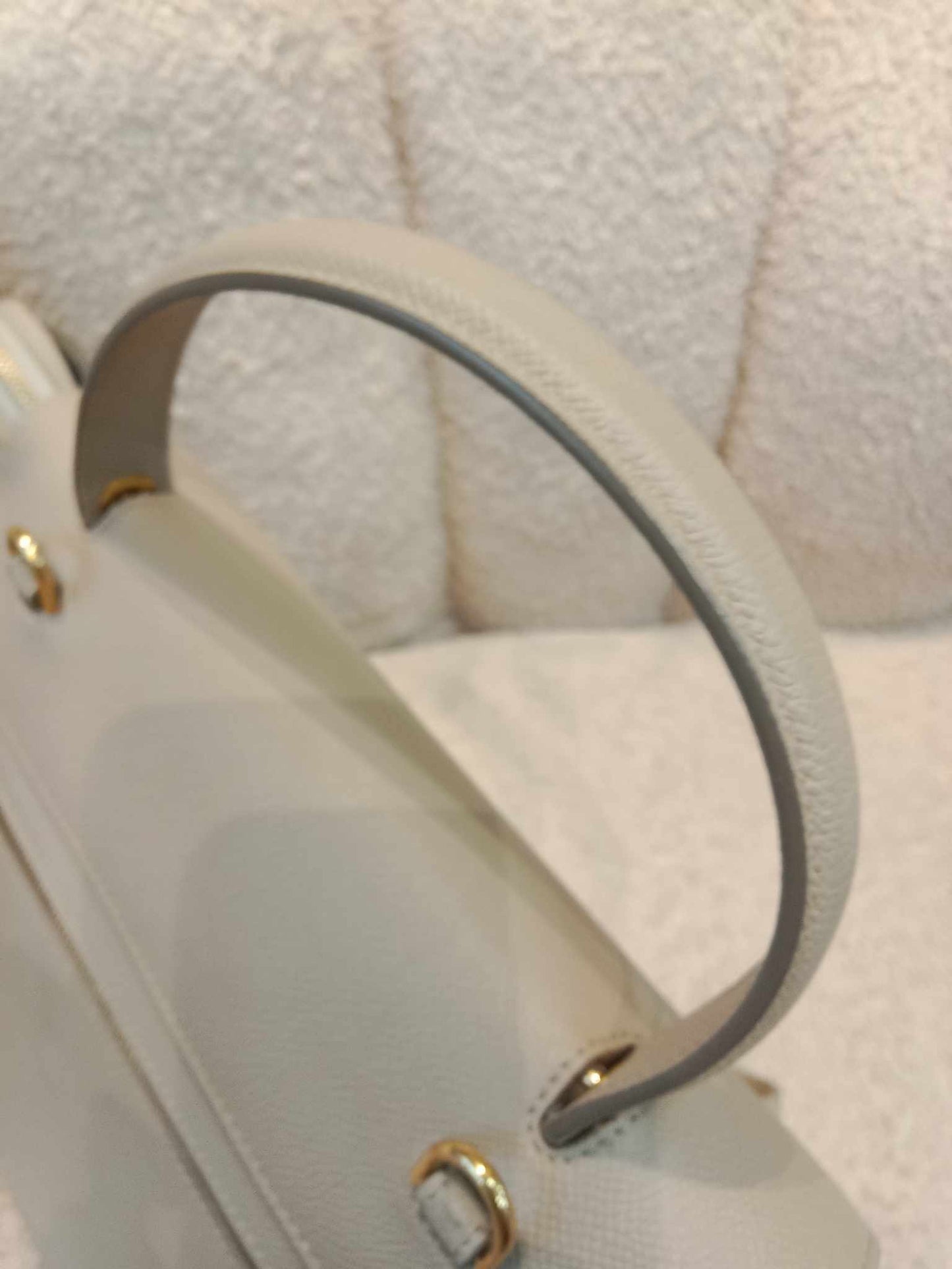 Celine Grained Calfskin 2-Way Micro Belt Bag Taupe