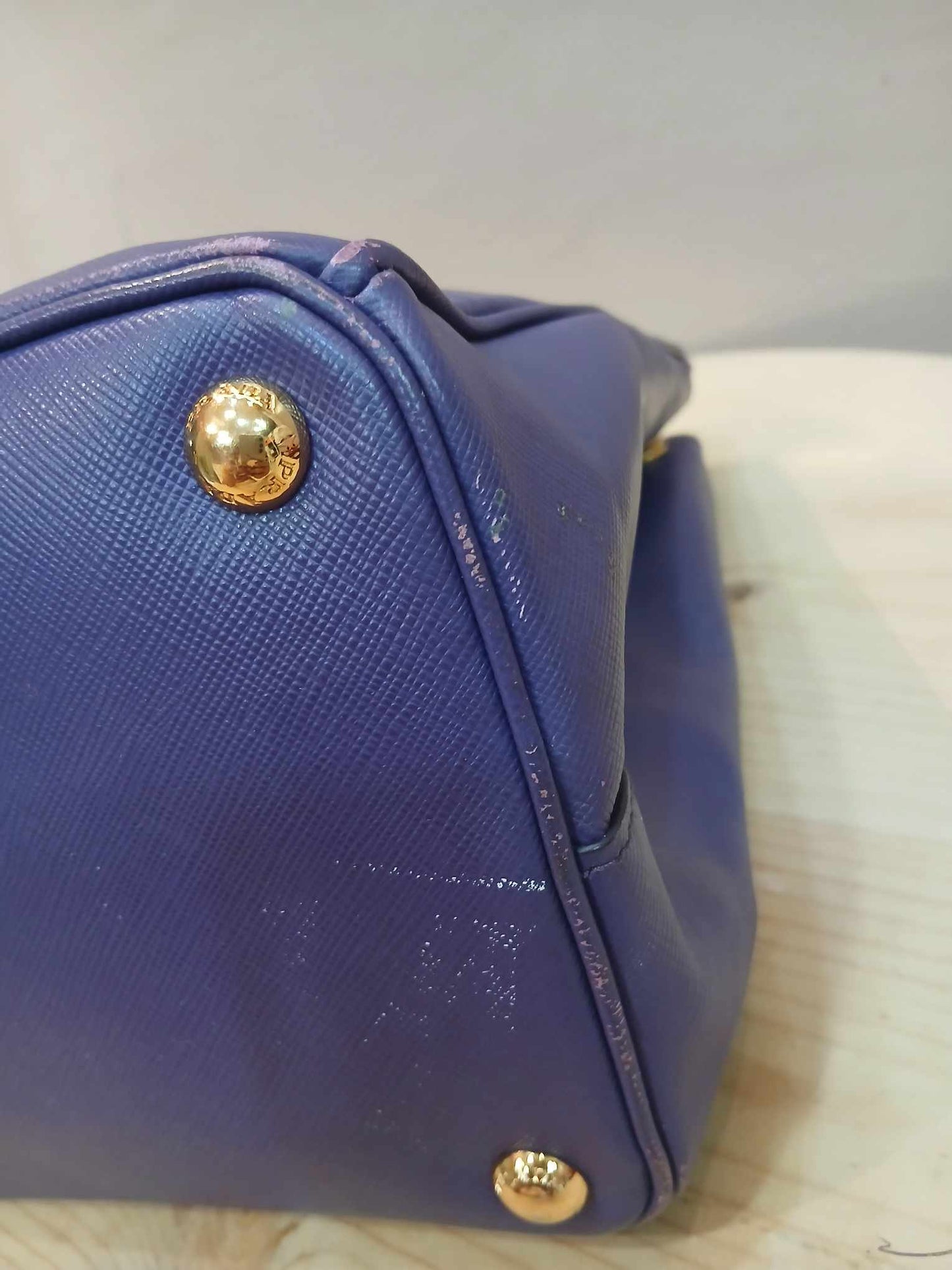 Prada Galleria Saffiano Purple Bag