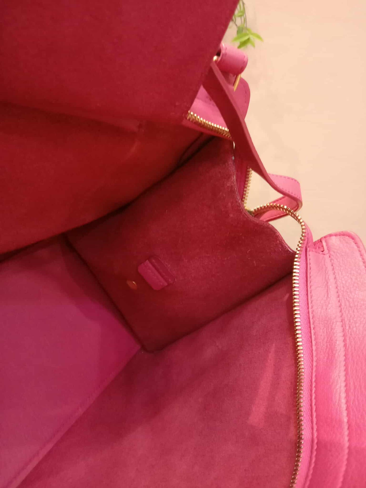 YSL Smooth Calfsin Cabas Bag Small Pink