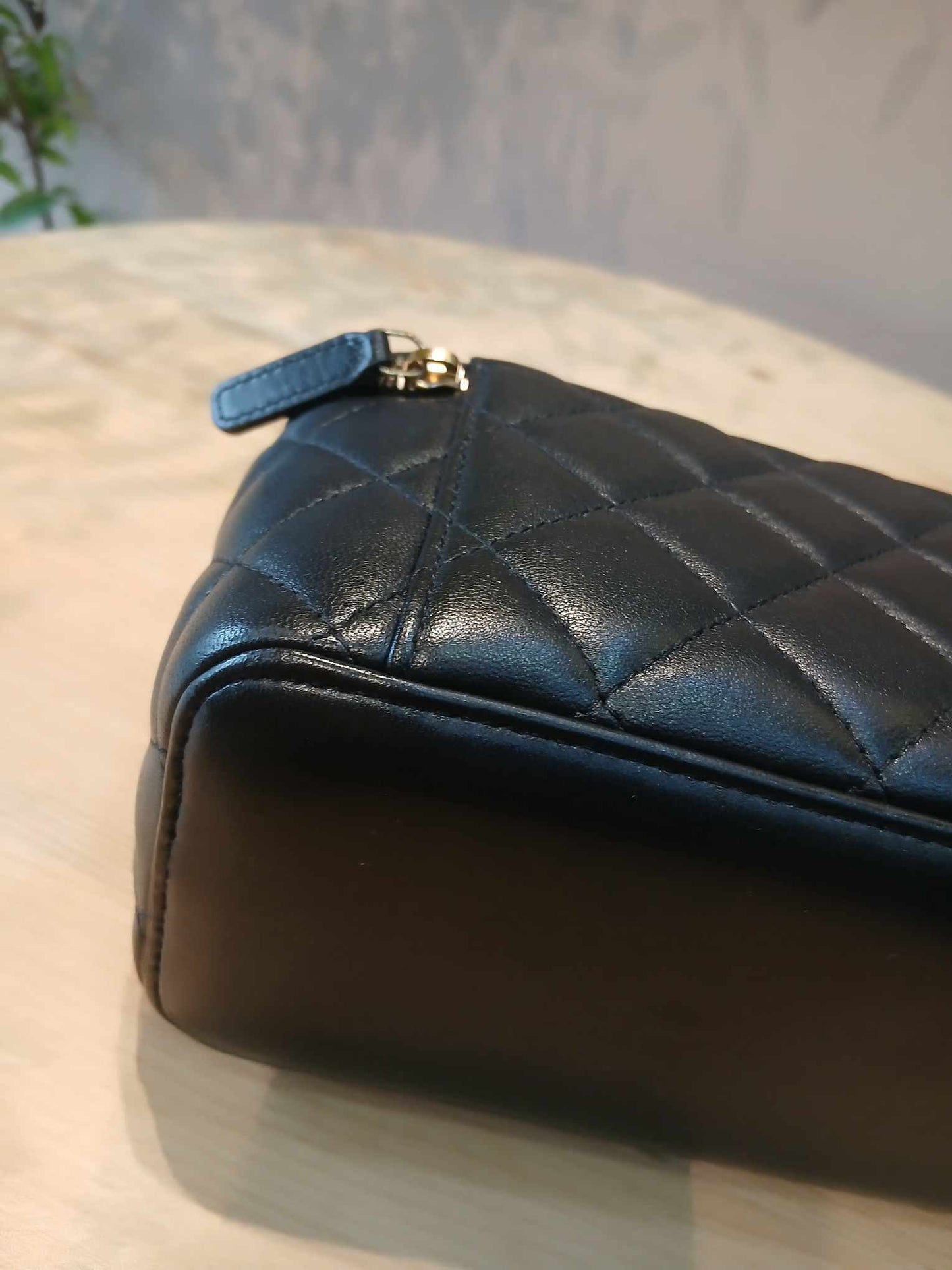 Chanel Vanity Case Black Lambskin Series 31