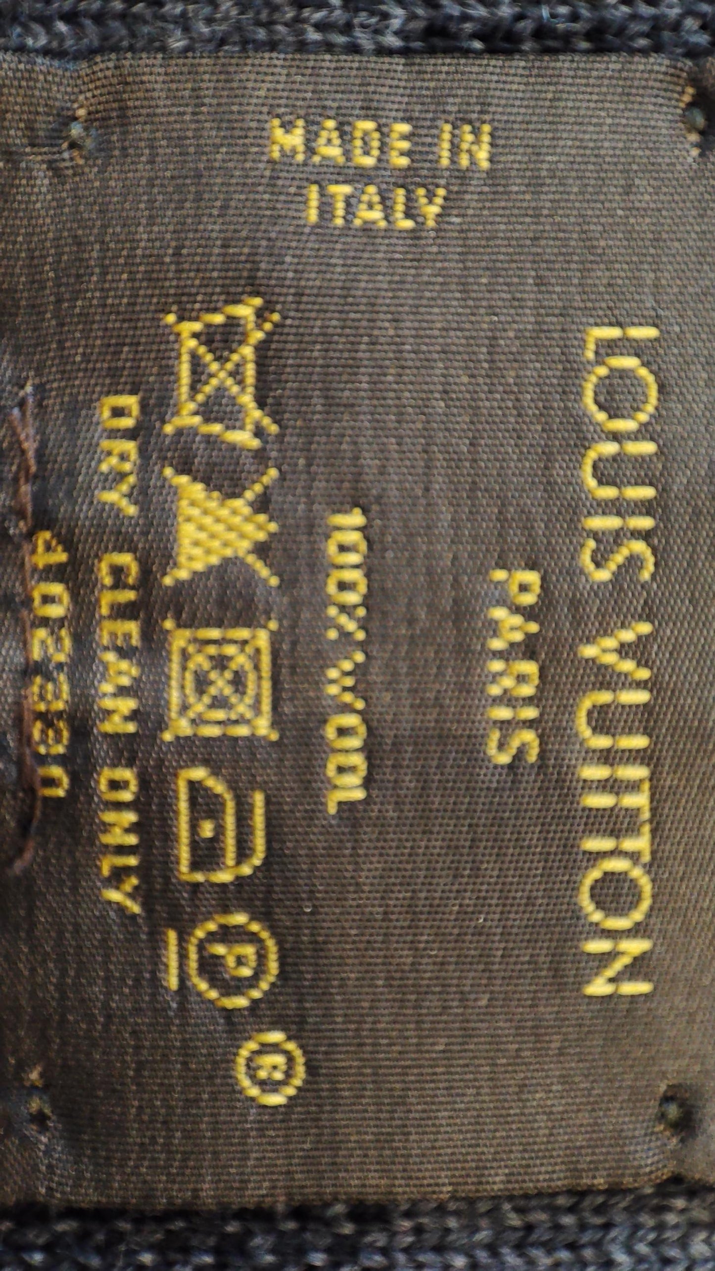 Louis Vuitton Damier Graphite Wool Scarf
