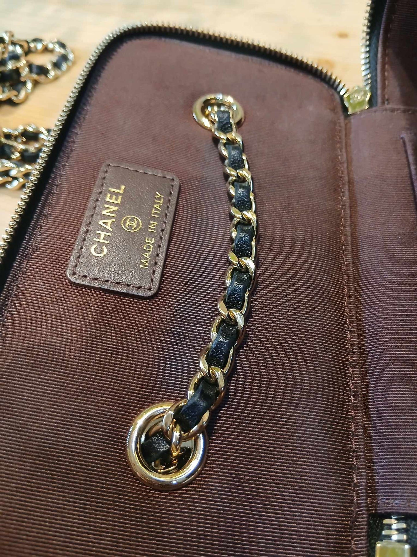 Chanel Vanity Case Black Lambskin Series 31