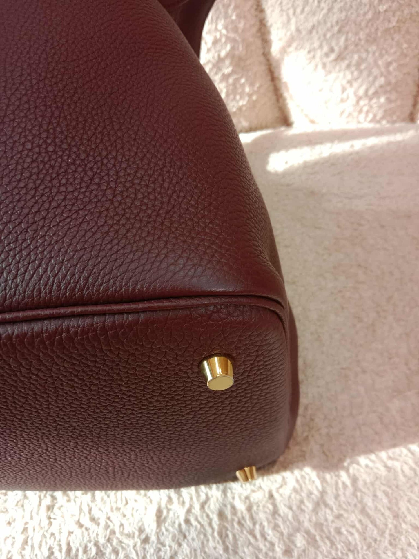 Hermes Picotin 22 Maurice Bordeaux Stamp Y 2020