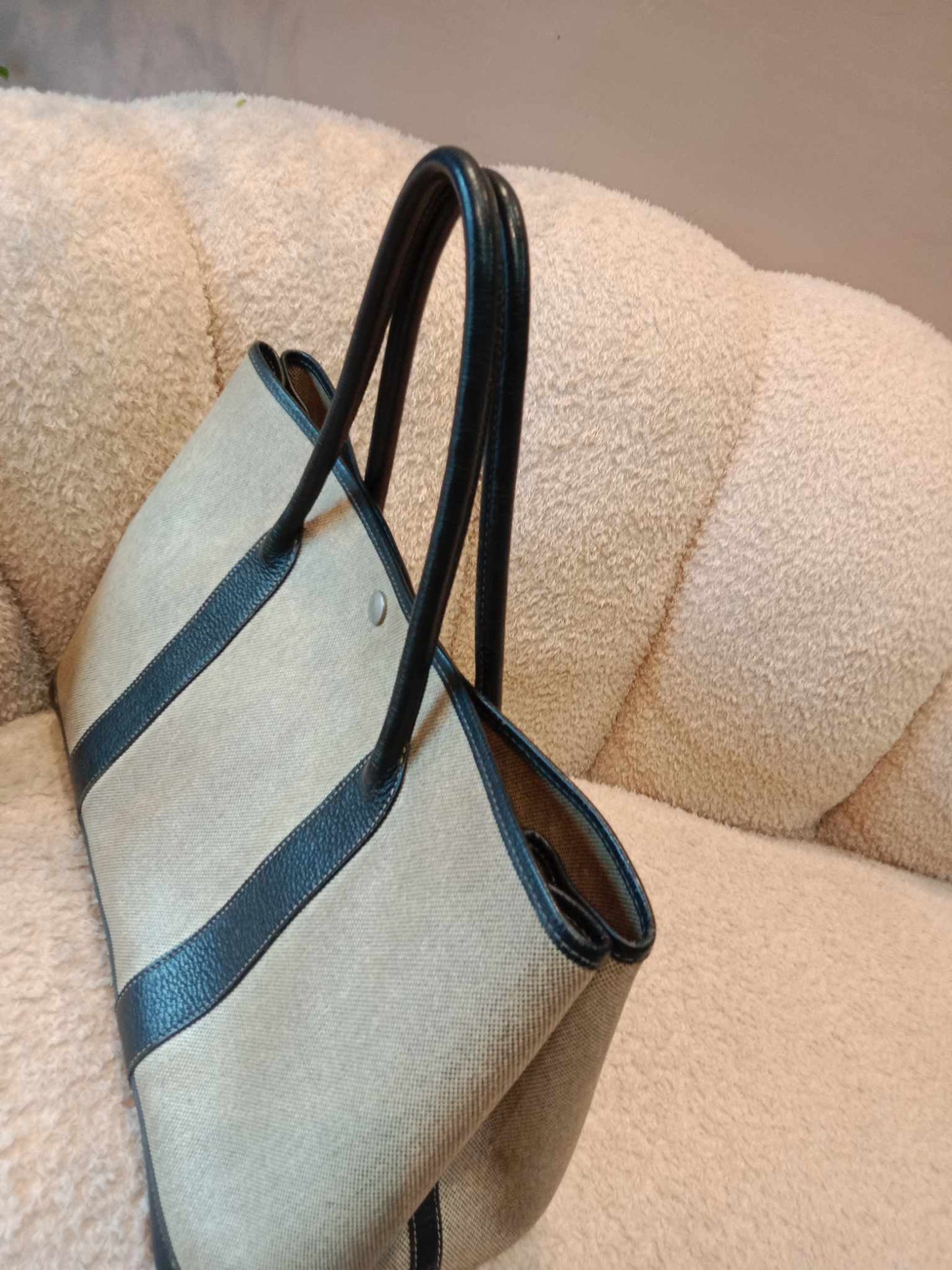 Hermes GPT 36 Canvas Beige/Brown Stamp F Square 2002