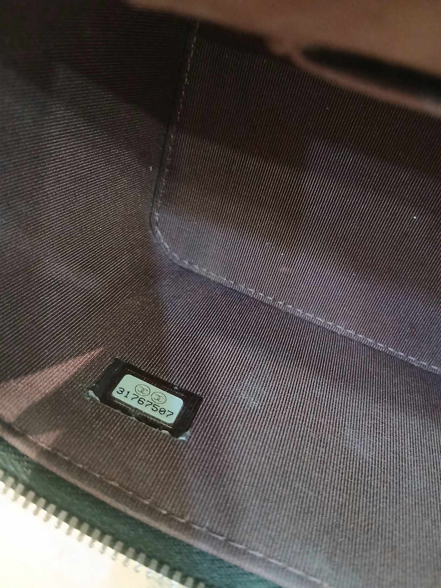 Chanel Vanity Case Black Lambskin Series 31