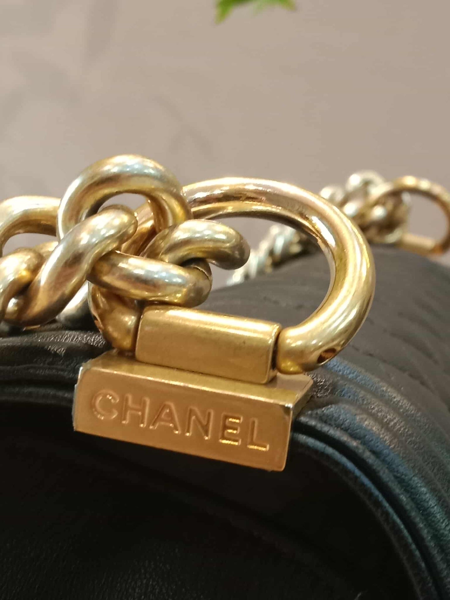Chanel Leboy Quilted Lambskin Old Medium Black Series 23