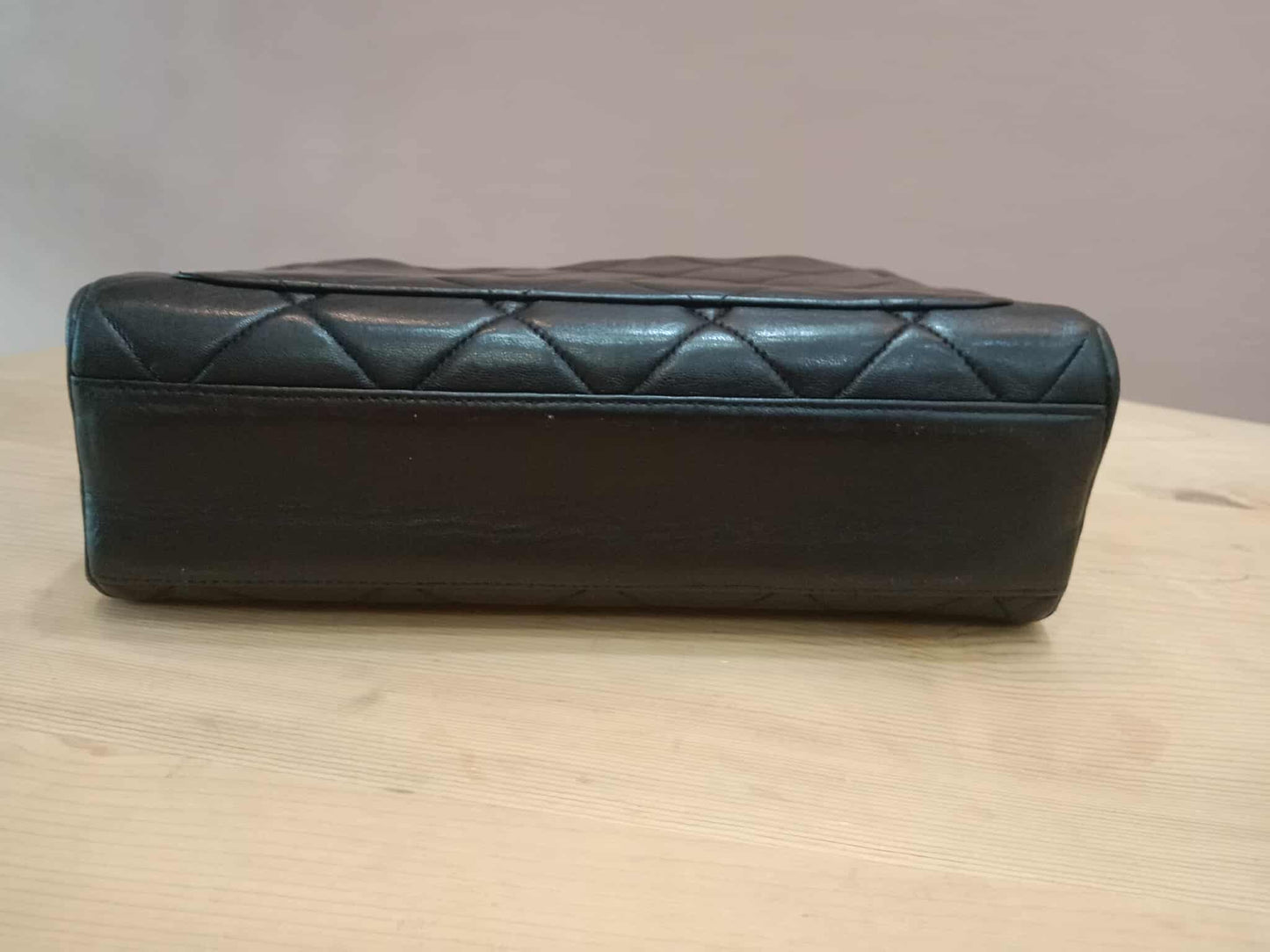 Chanel Vintage Lambskin Flap Black Series 3