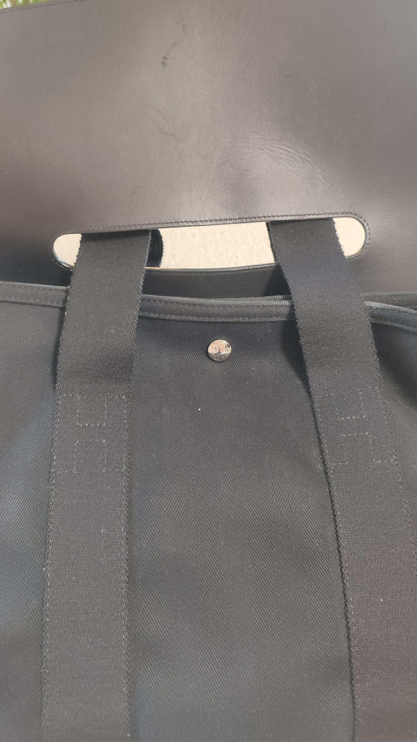Hermes Valparaiso MM Black Bag