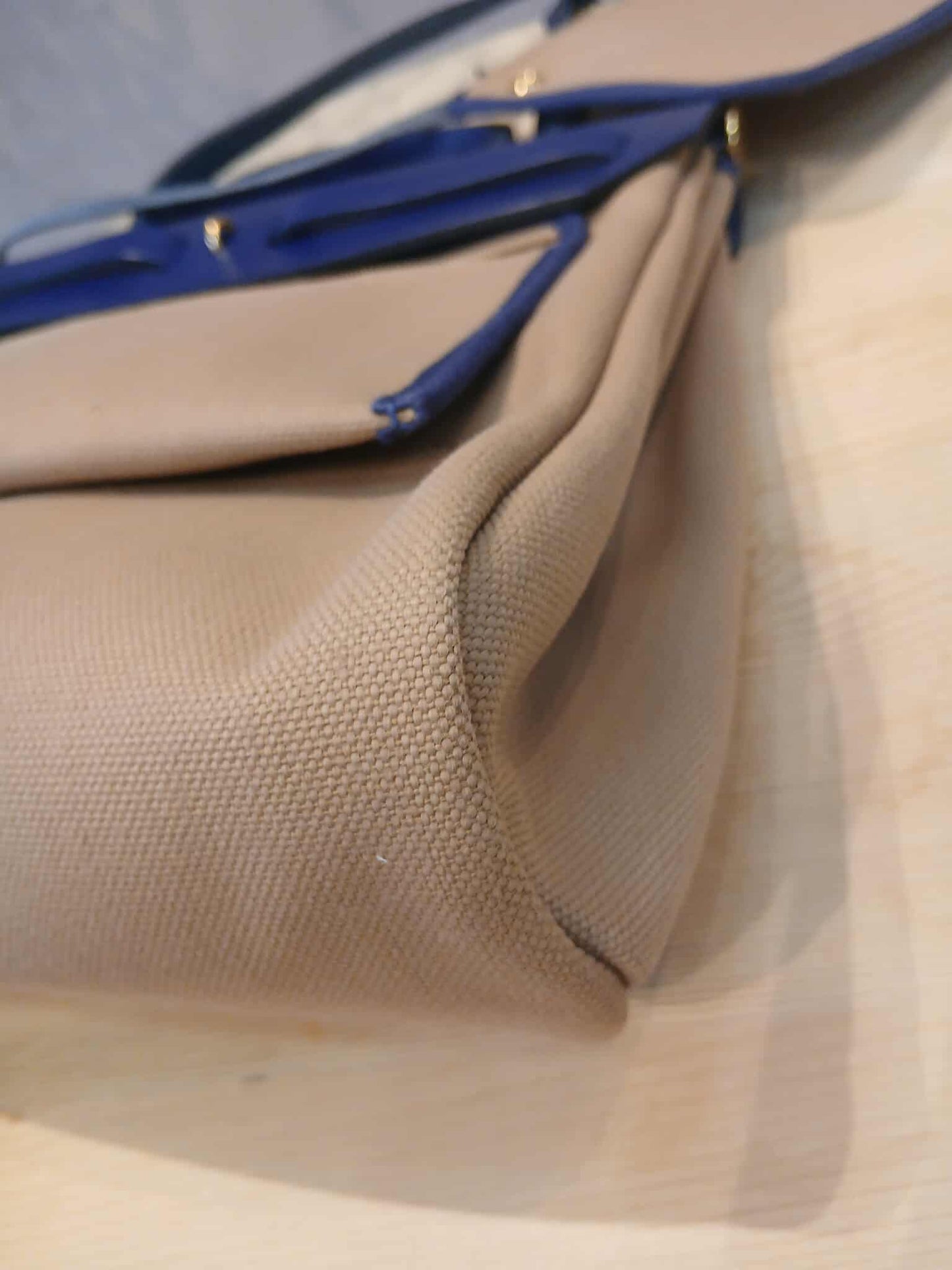 Hermes Herbag 31 Brown/Blue Stamp U 2022