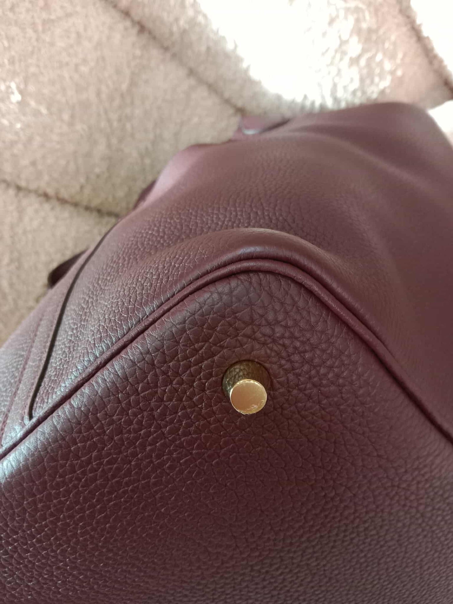 Hermes Picotin 22 Maurice Bordeaux Stamp Y 2020