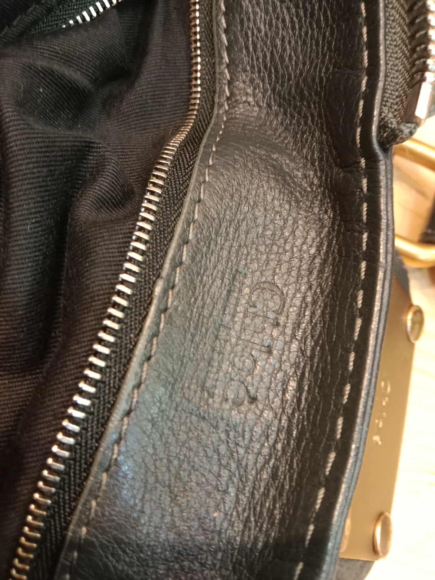 Chloe Paddington Leather Handbag Black
