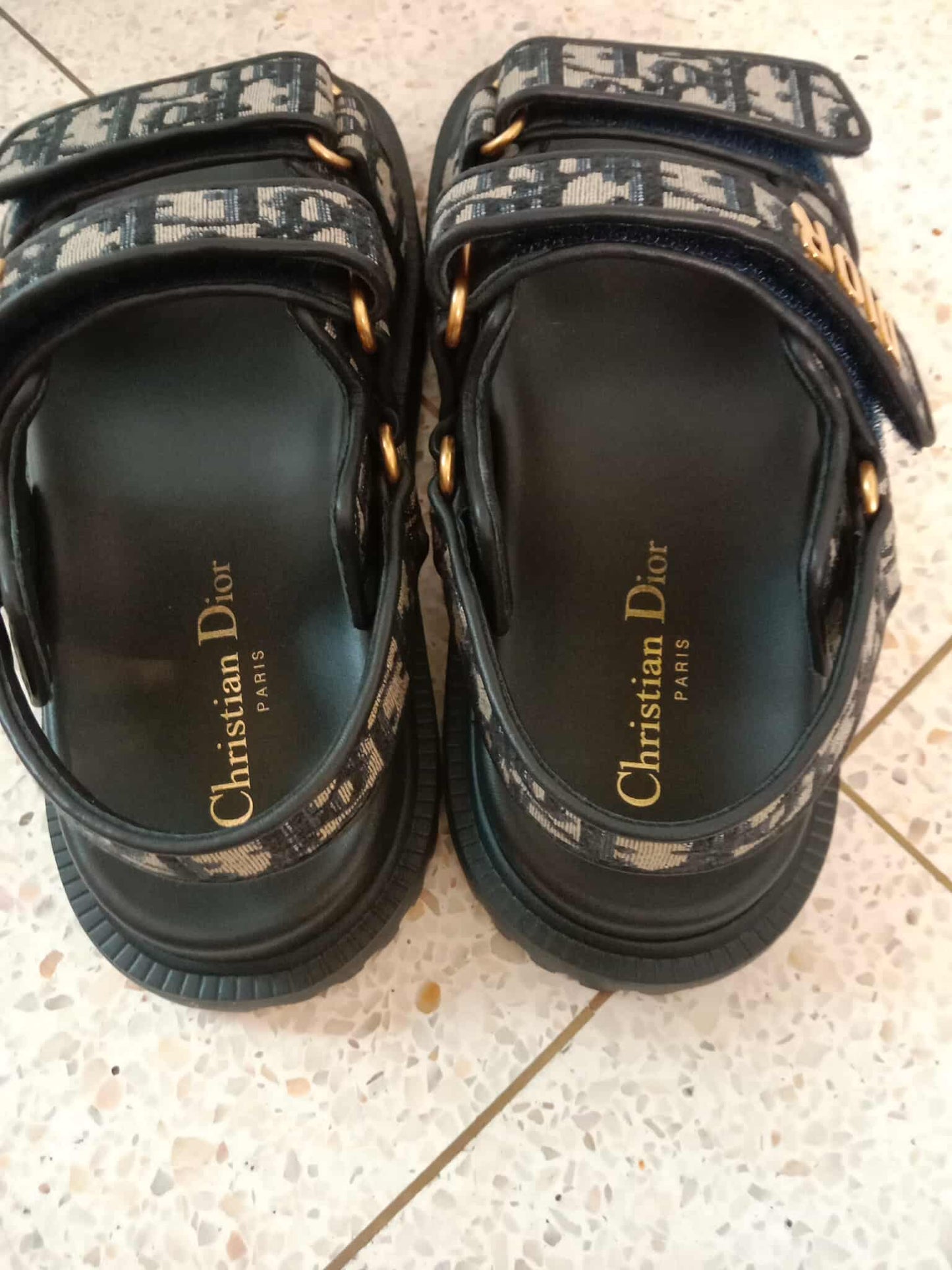 Dior Dioract Sandals Size 38
