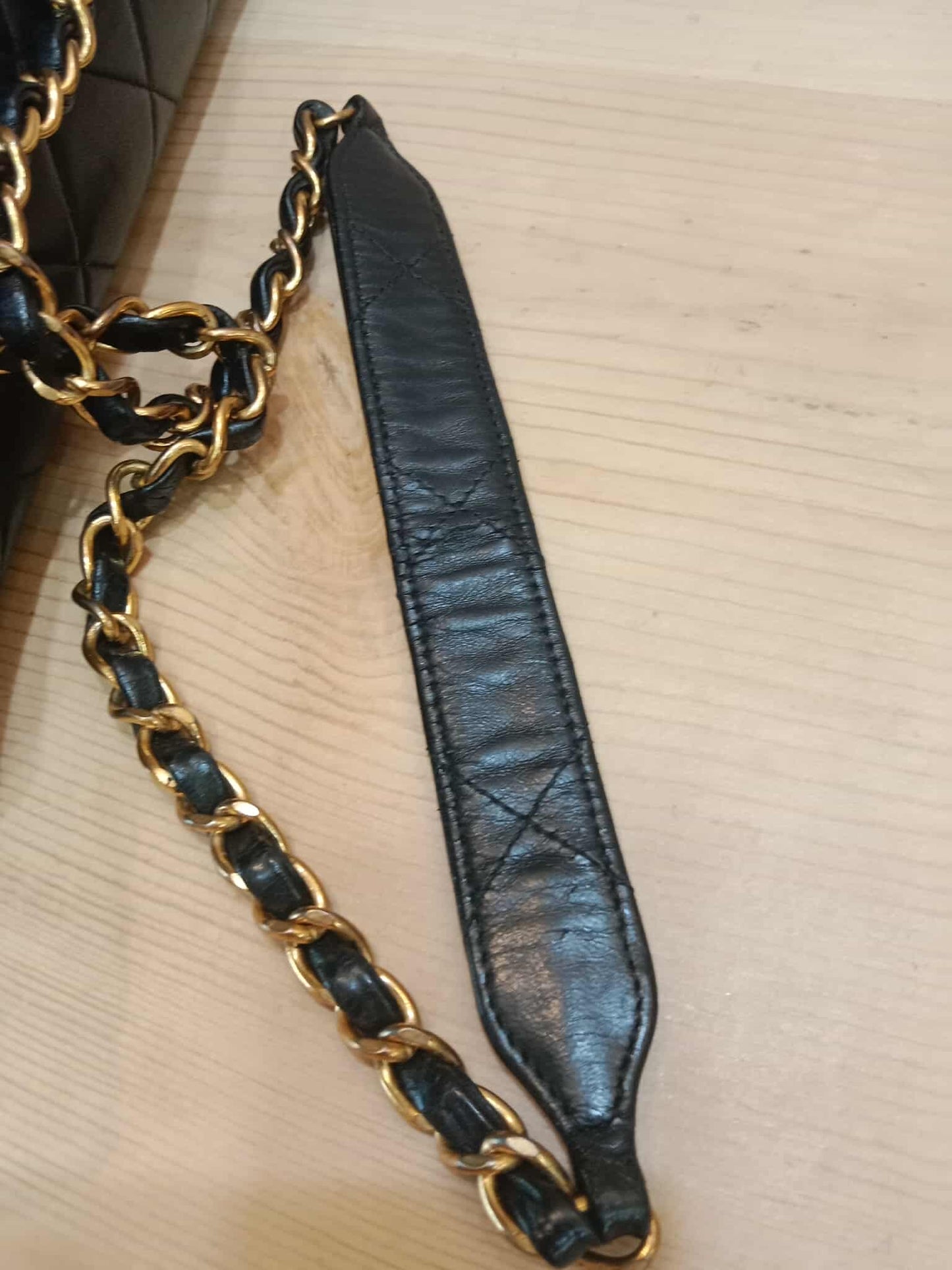 Chanel Vintage Lambskin Flap Black Series 3