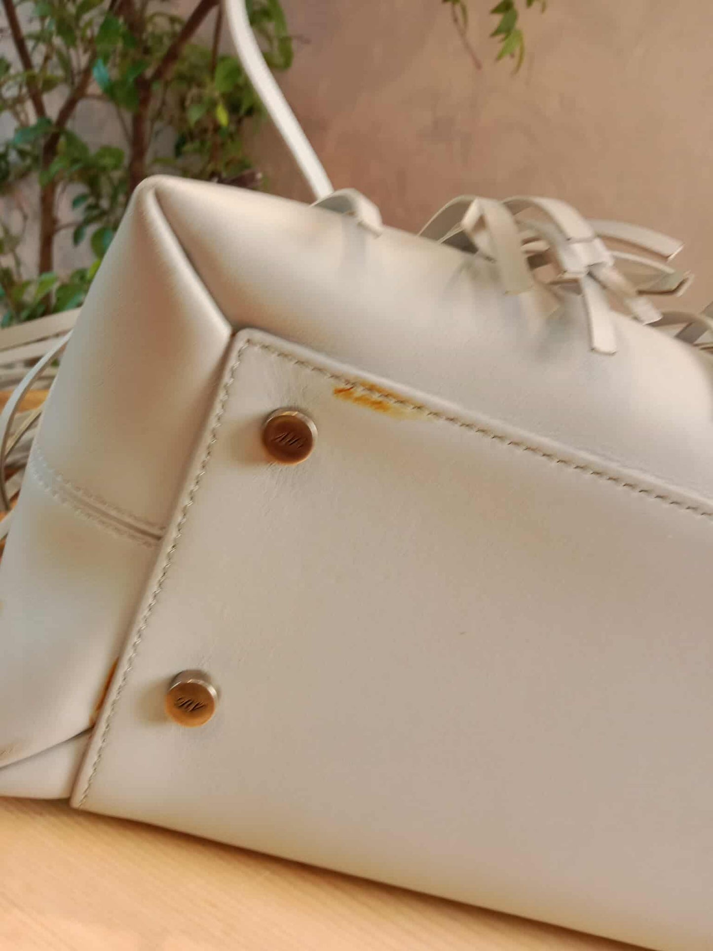 Roger Vivier Gray Frill Bag