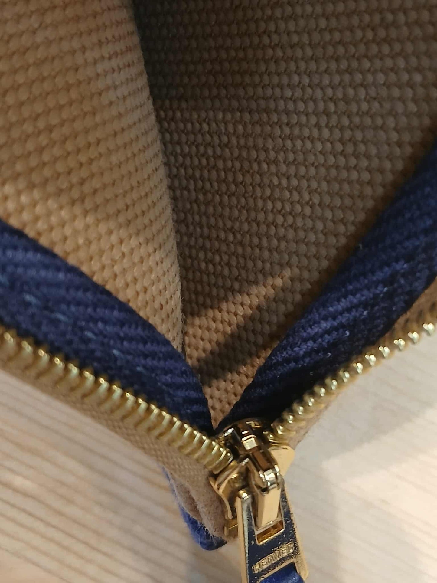 Hermes Herbag 31 Brown/Blue Stamp U 2022