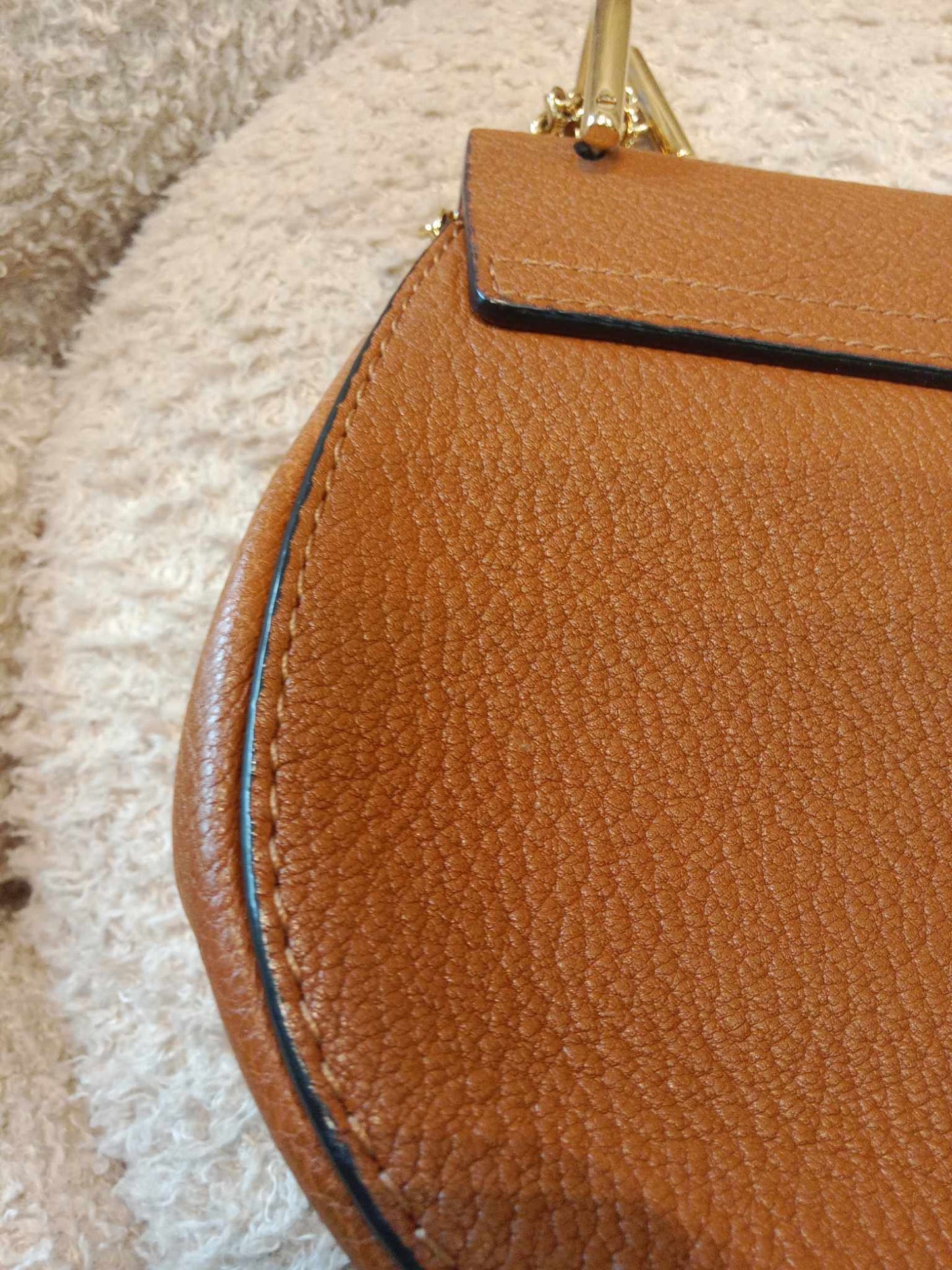 Chloe Drew Tan Bag Small
