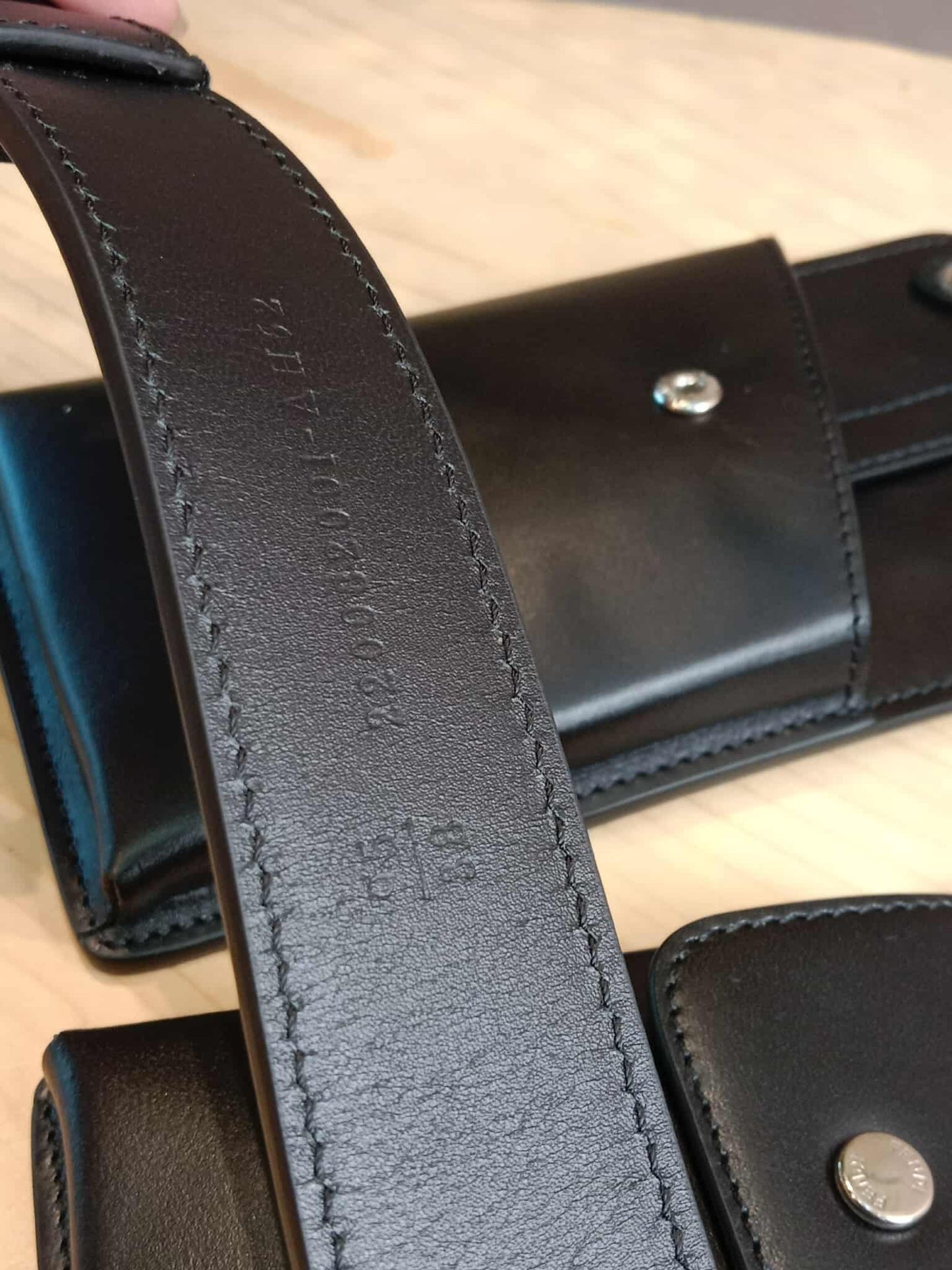 Fendi Belt Two Pouch Black