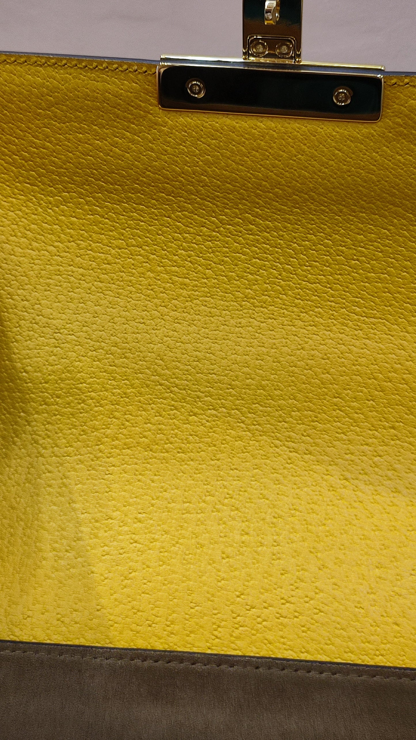Gucci GG Floral Bamboo Bag Yellow
