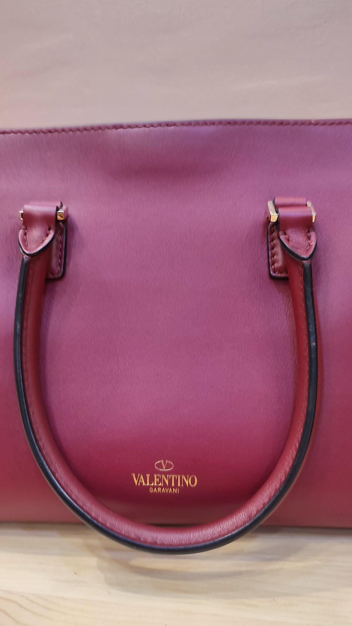 Valentino Rockstud Red Tote Bag