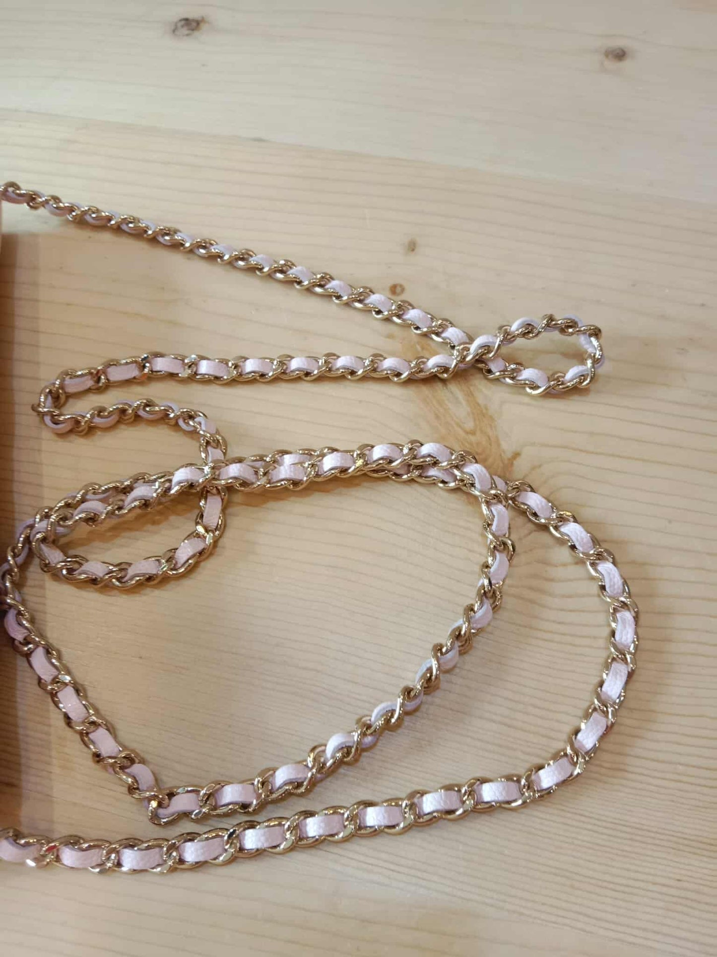 Chanel CC Wallet on Chain Light Pink Microchipped