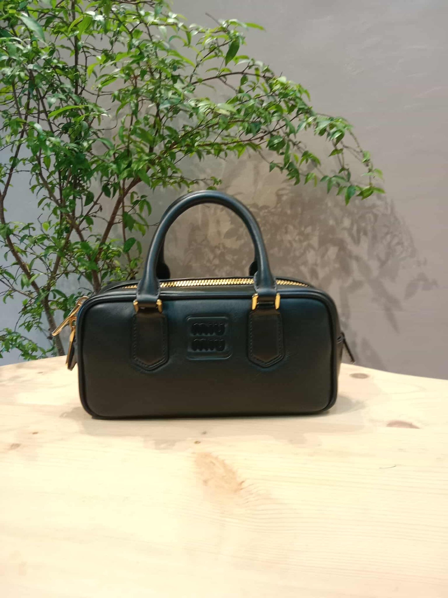 Miu Miu Arcadie Regular Black Bag