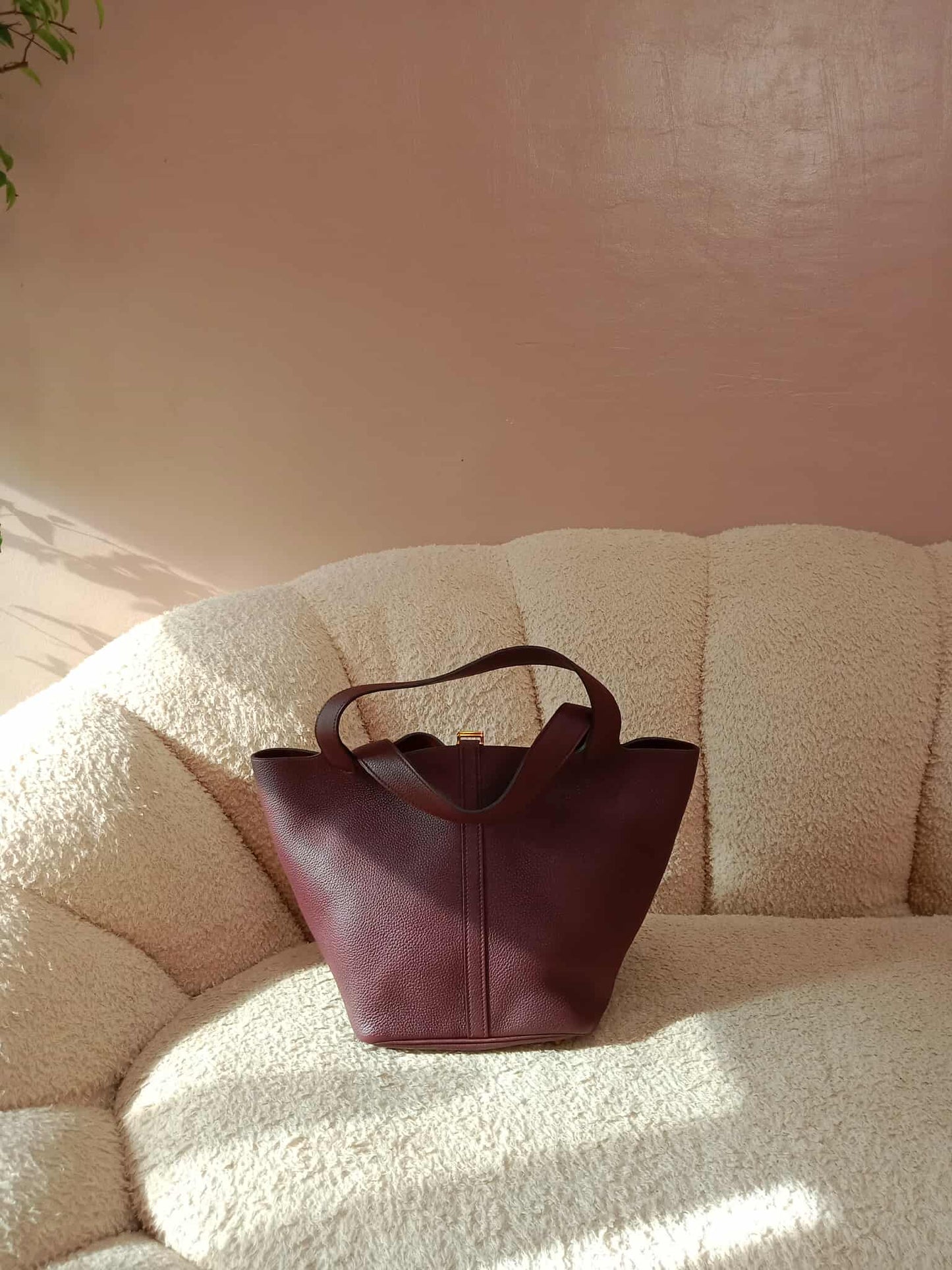 Hermes Picotin 22 Maurice Bordeaux Stamp Y 2020
