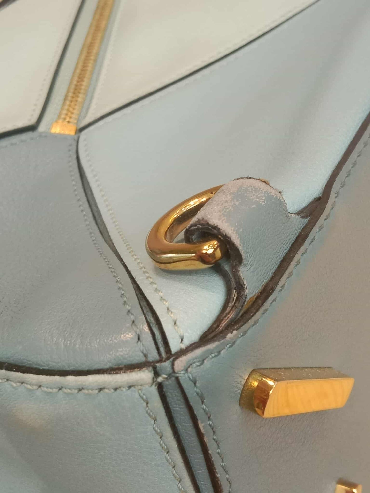 Loewe Puzzle Tricolor Blue Small