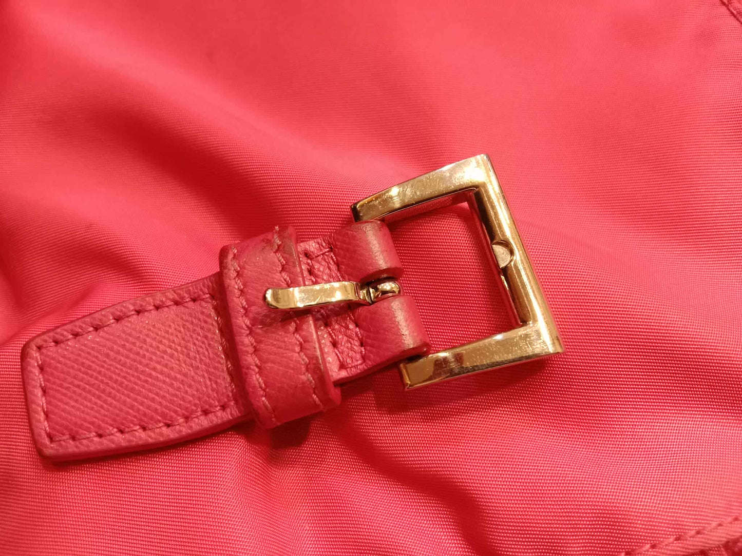Prada Pink Tessuto Nylon/Leather Messenger Bag
