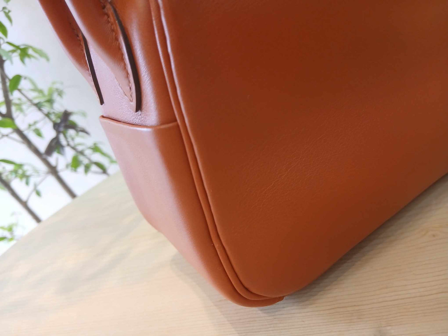Hermes Mini Lindy Bi-Color Orange Stamp Z 2021