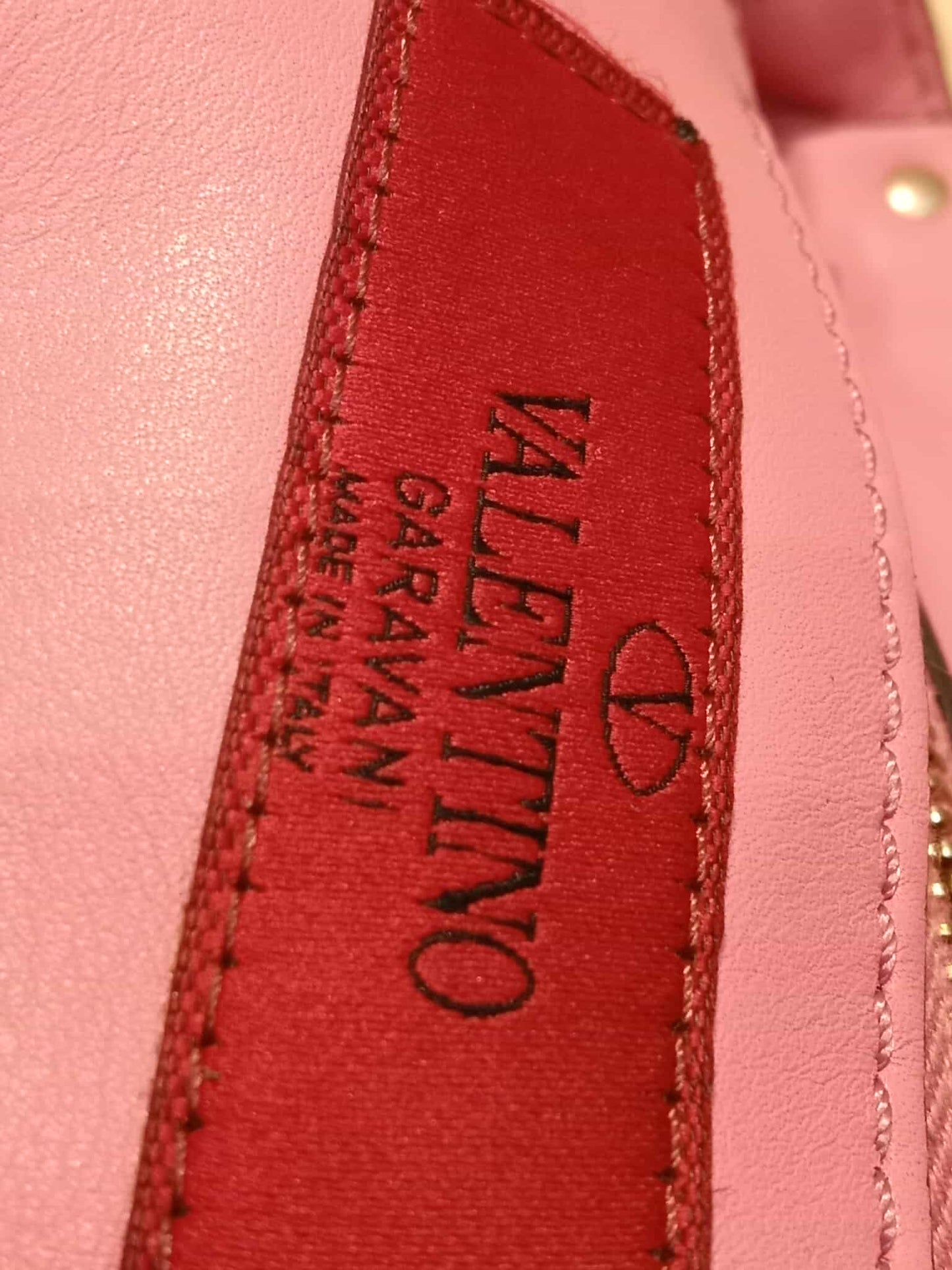 Valentino Rockstud Tote Bag Pink Mini