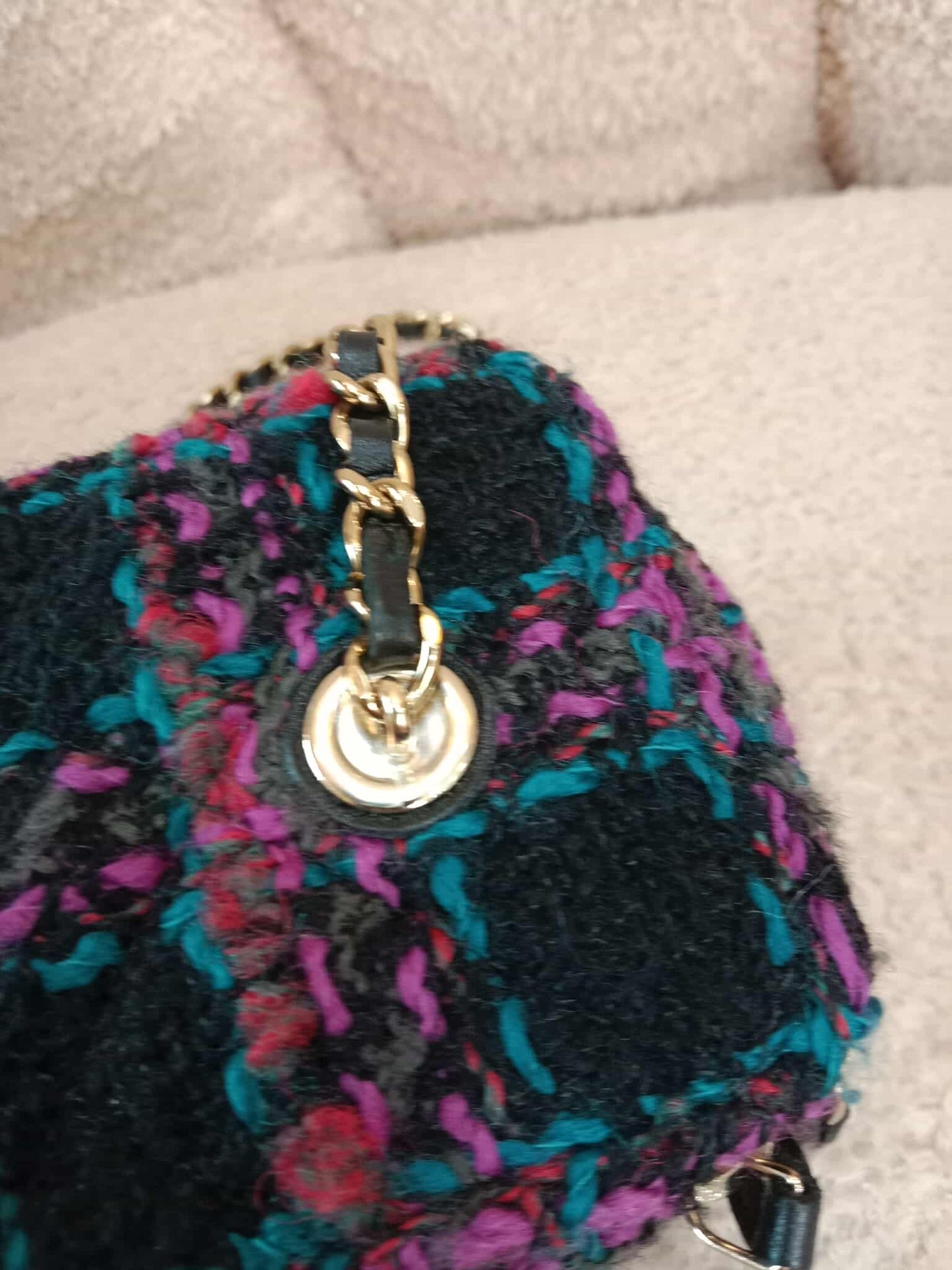 Chanel Tweed Vanity Multicolor Microchipped