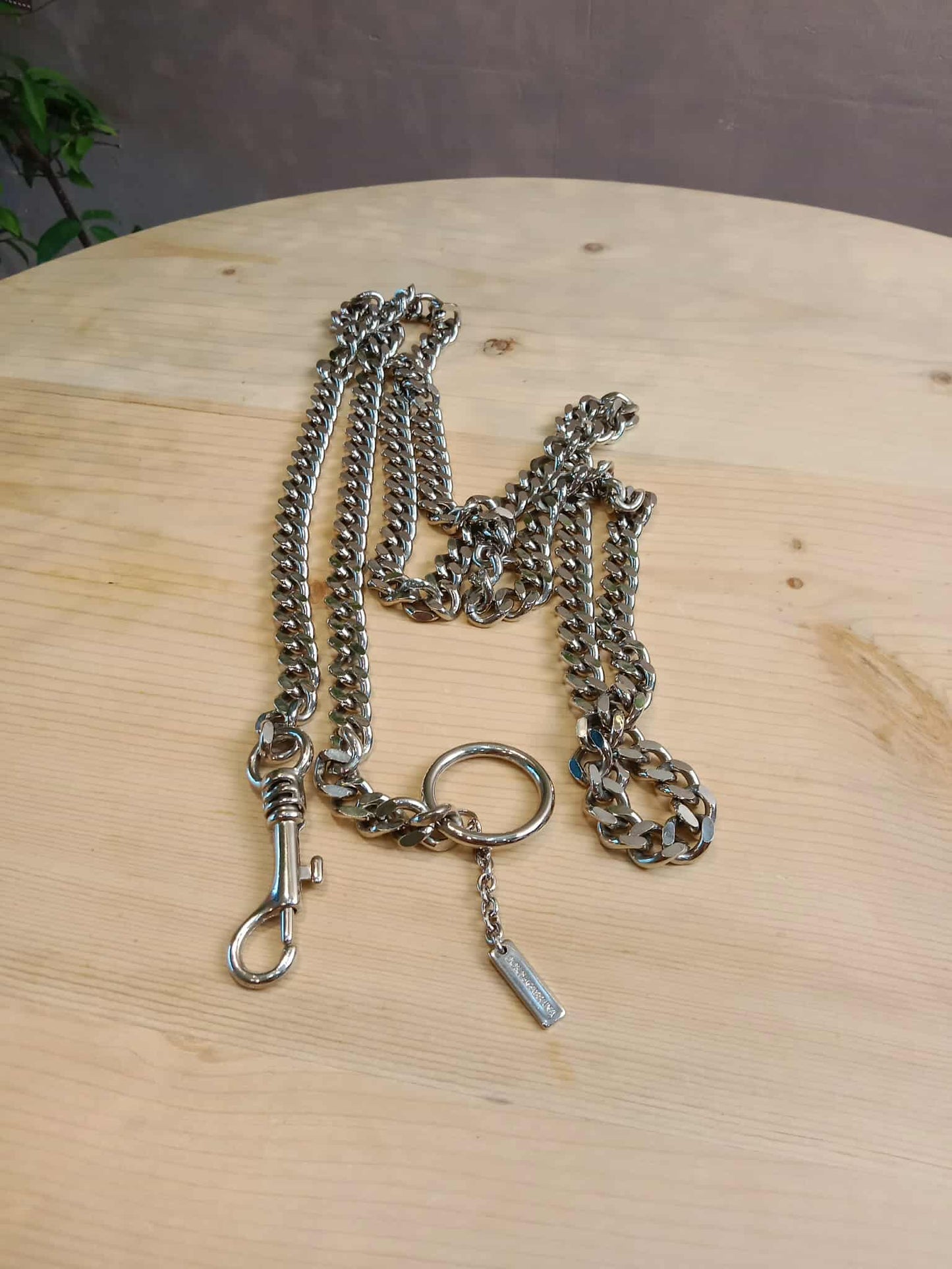 Dolce & Gabbana Silver Chain Belt