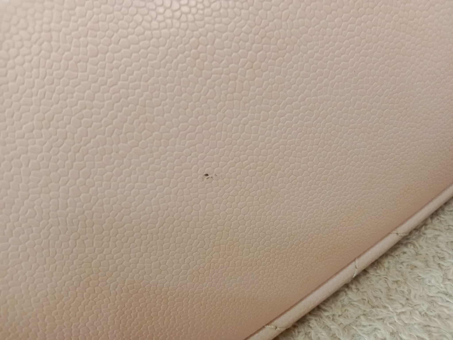 Chanel Shopping Fever Tote Bicolor Pink/Black Caviar Series 19