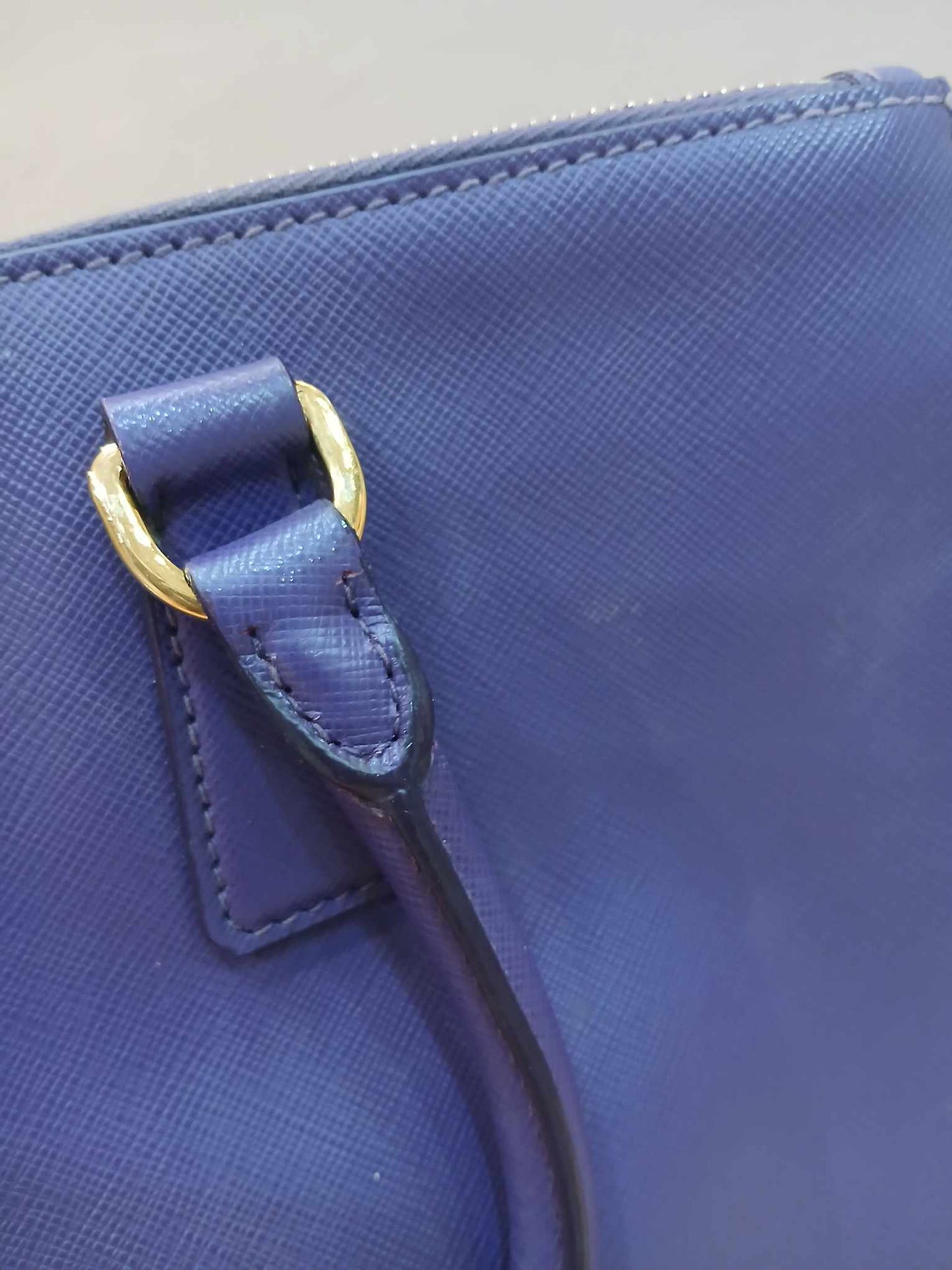 Prada Galleria Saffiano Purple Bag
