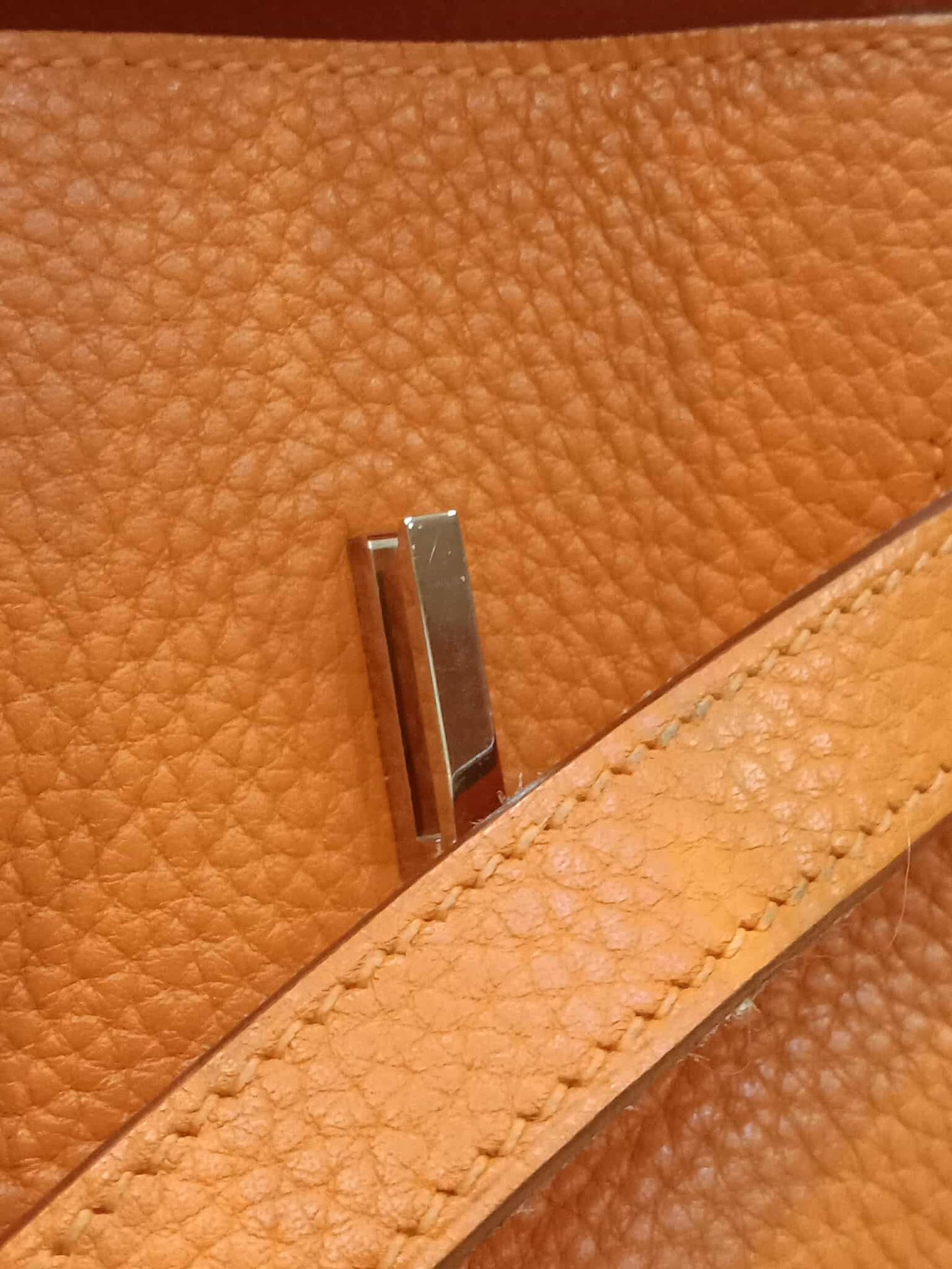 Hermes Birkin 35 Poppy Orange Clemence Stamp L Square 2008