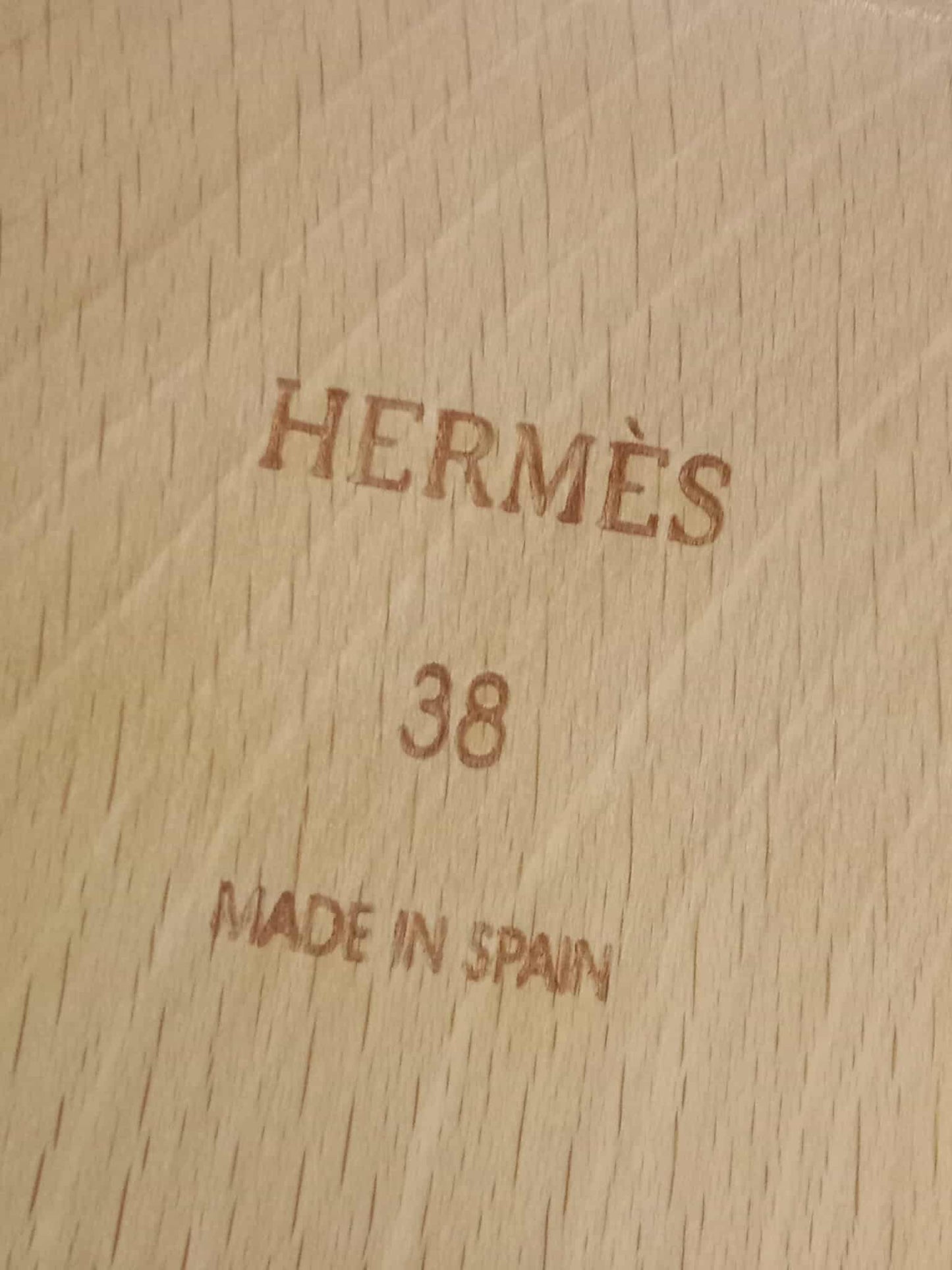 Hermes H Logo Sandals Size 38